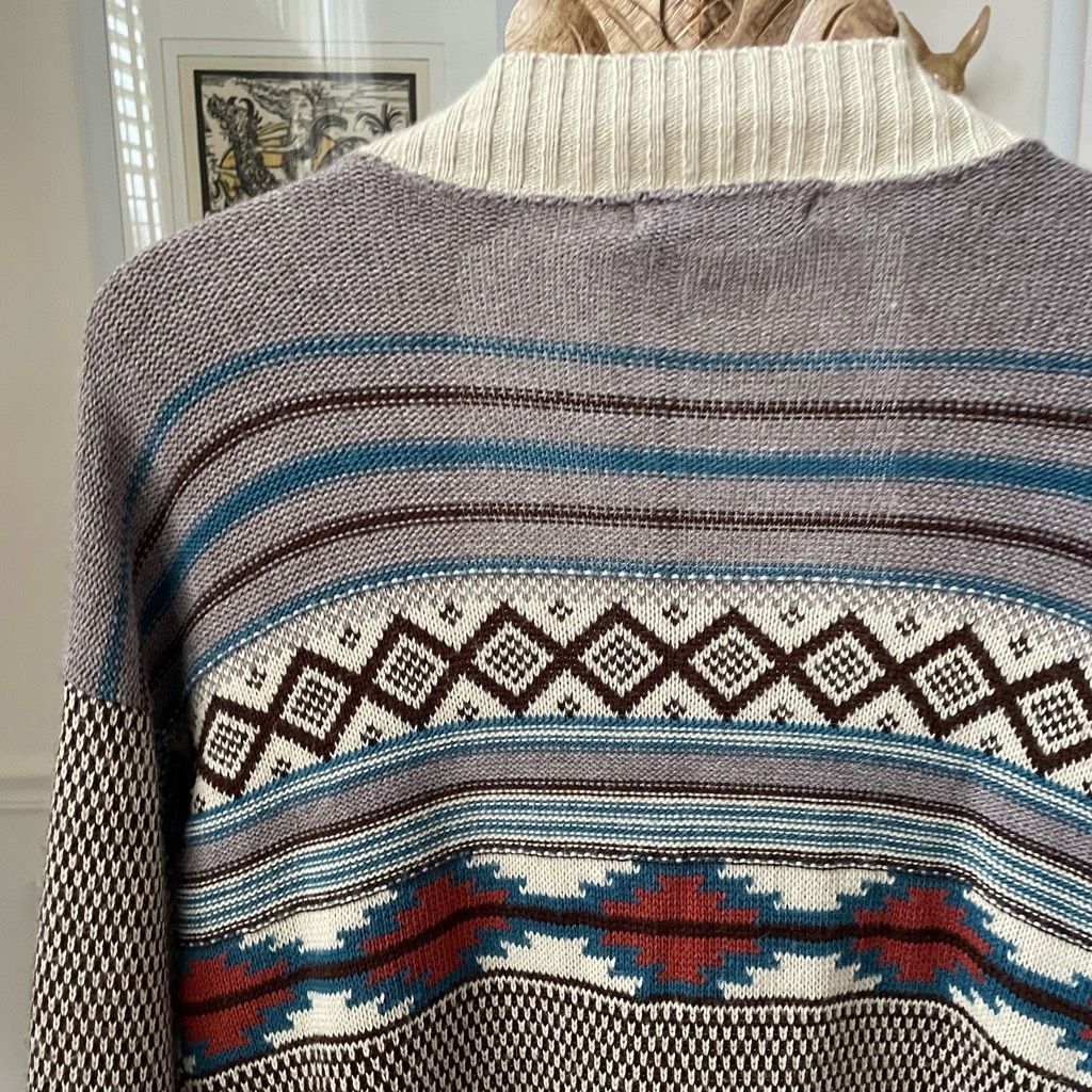 Other Cotton Emporium Aztec Southwestern Blanket Print Cardigan Sw Size M / US 6-8 / IT 42-44 - 4 Thumbnail