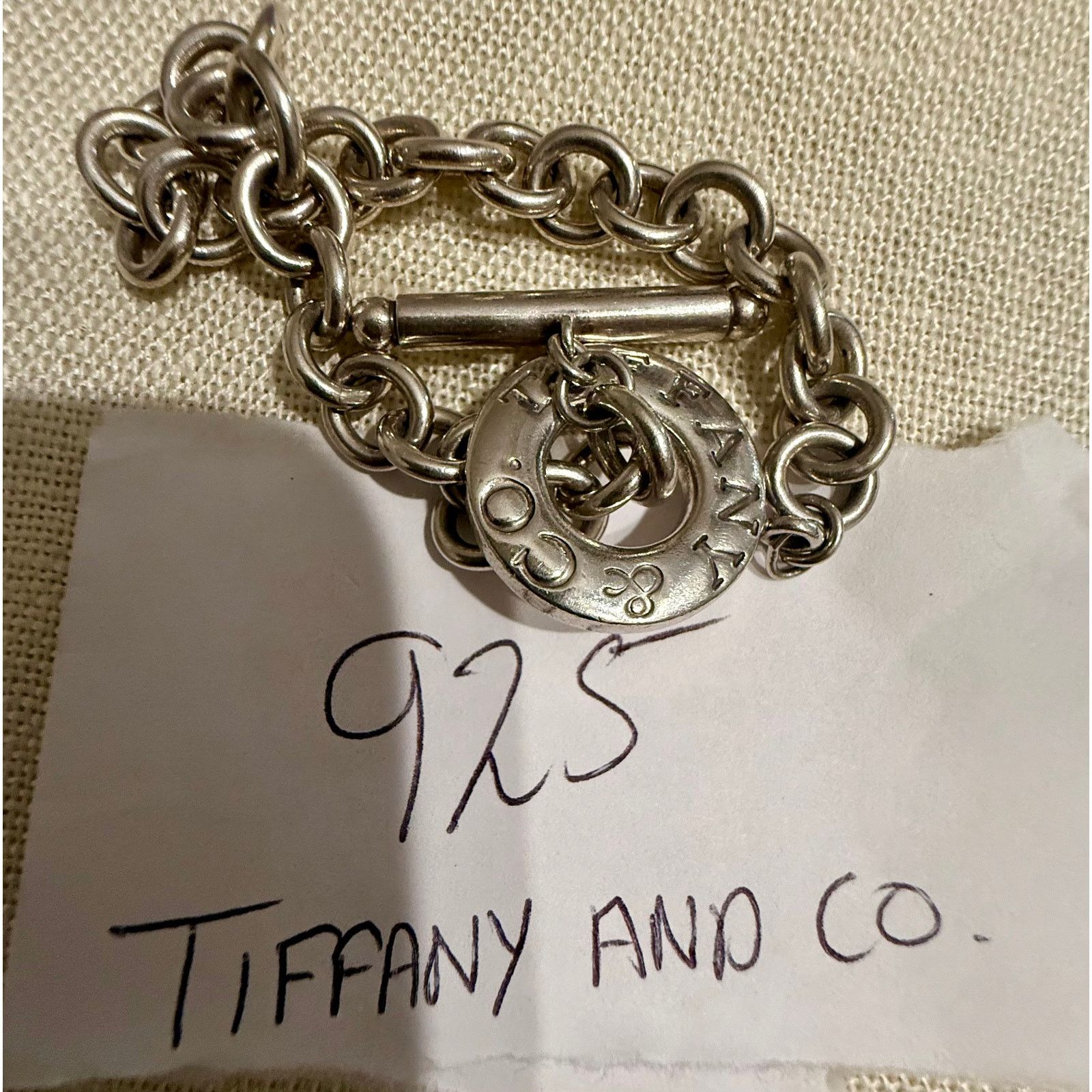 Tiffany & Co. VTG Tiffany & Co Sterling 925 Bracelet 6.75” 25g COA Size ONE SIZE - 10 Thumbnail