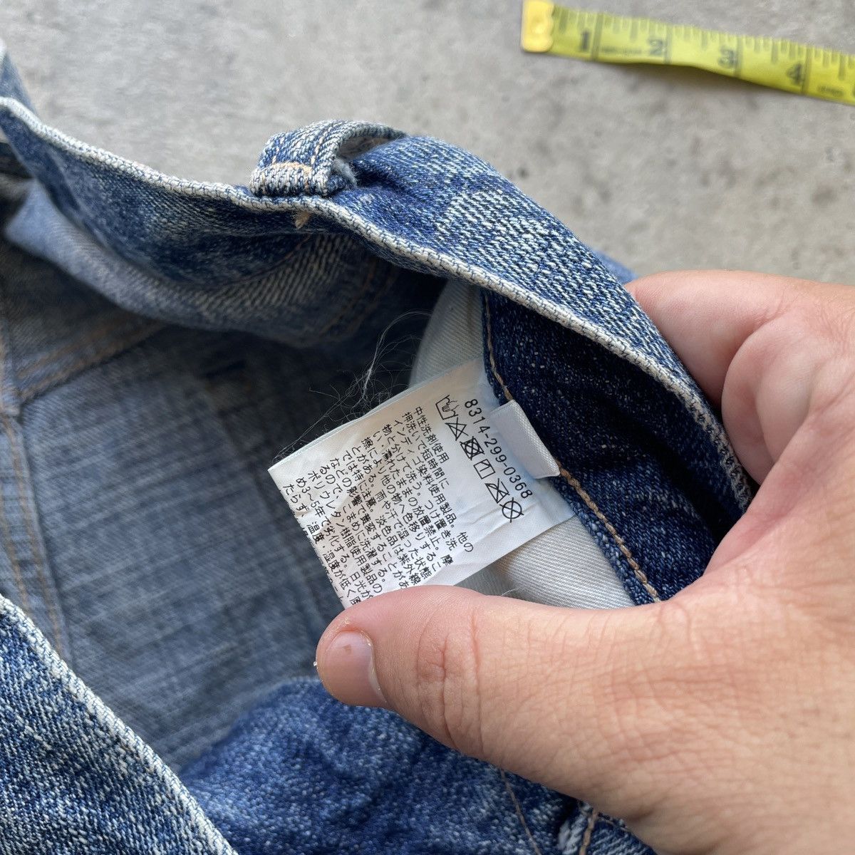 Japanese Brand Vintage Monkey Time Japan Ripped Jeans Faded Pants Denim Size US 30 / EU 46 - 8 Thumbnail