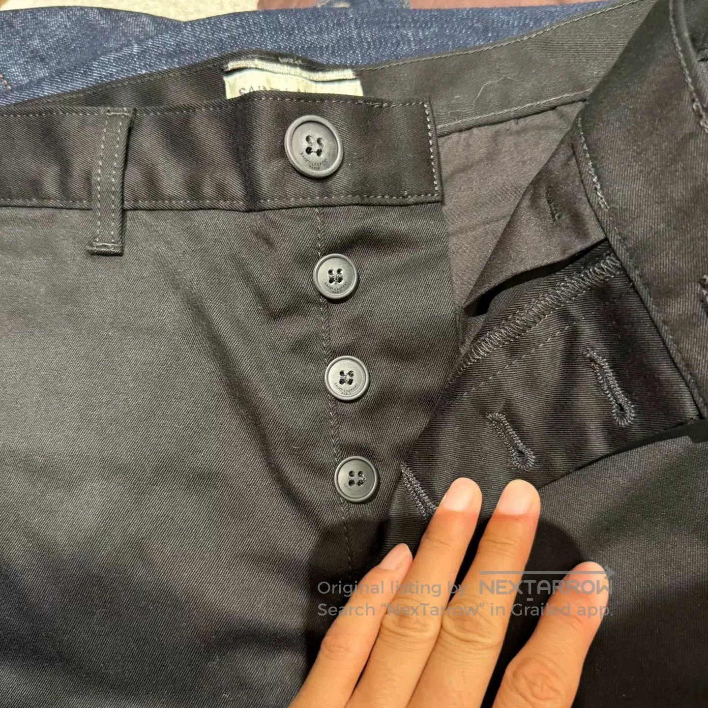 Saint Laurent Paris Saint Laurent Men's Slim Fit Casual Pants. Size US 31 - 3 Thumbnail