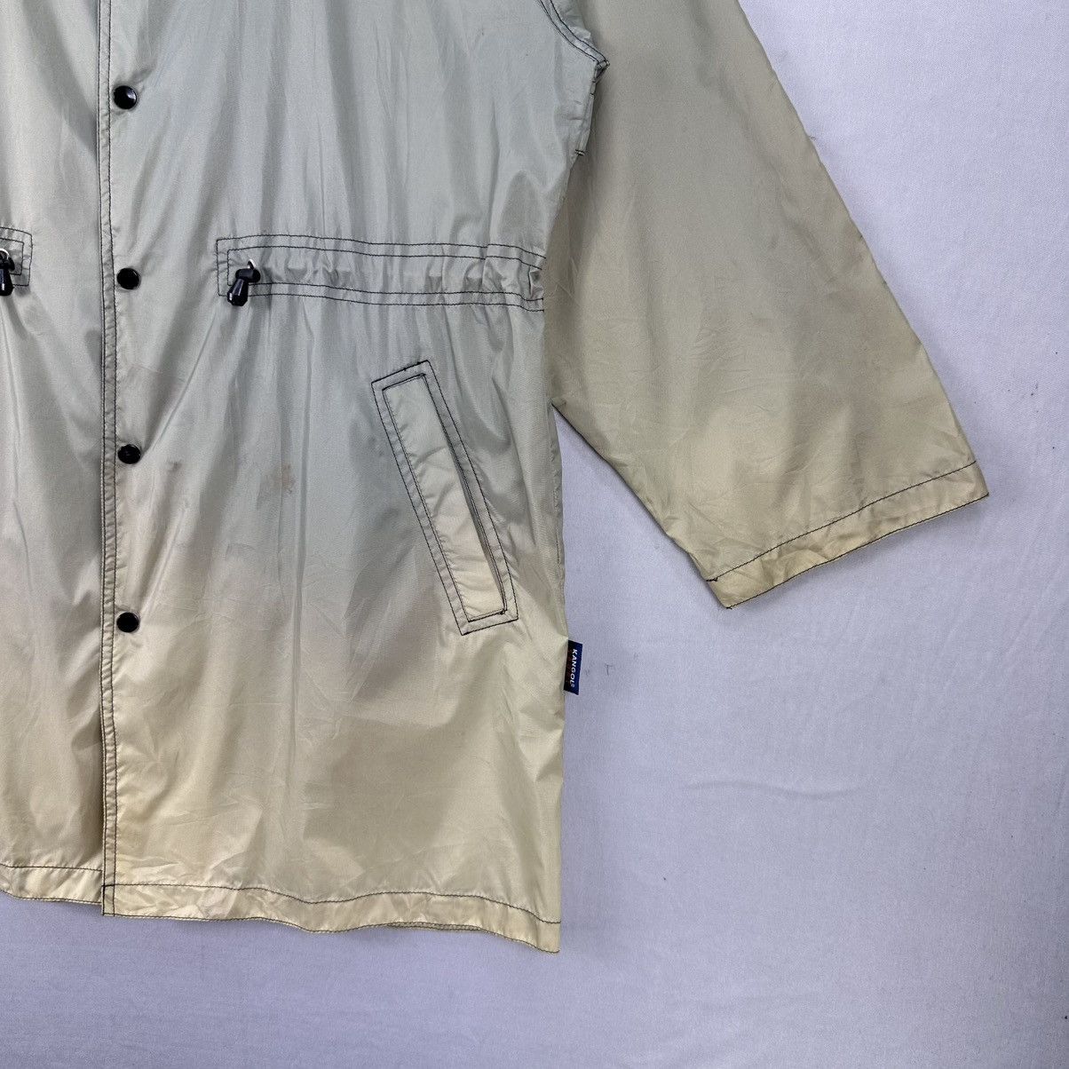 Kangol Vintage Kangol Sport Big Logo Nylon Jacket Hoodie Size M / US 6-8 / IT 42-44 - 3 Thumbnail