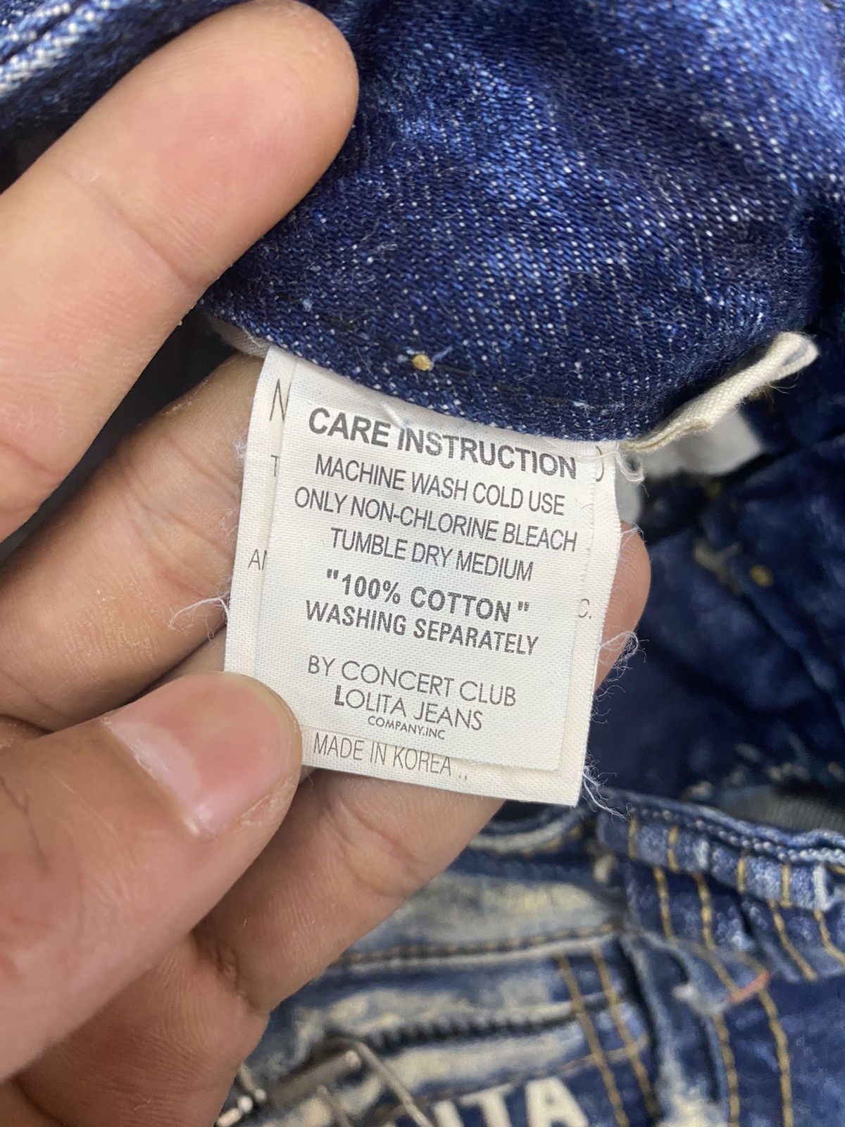 Japanese Brand × Vintage Lolita blue jeans wash japanese brand Size US 30 / EU 46 - 6 Thumbnail