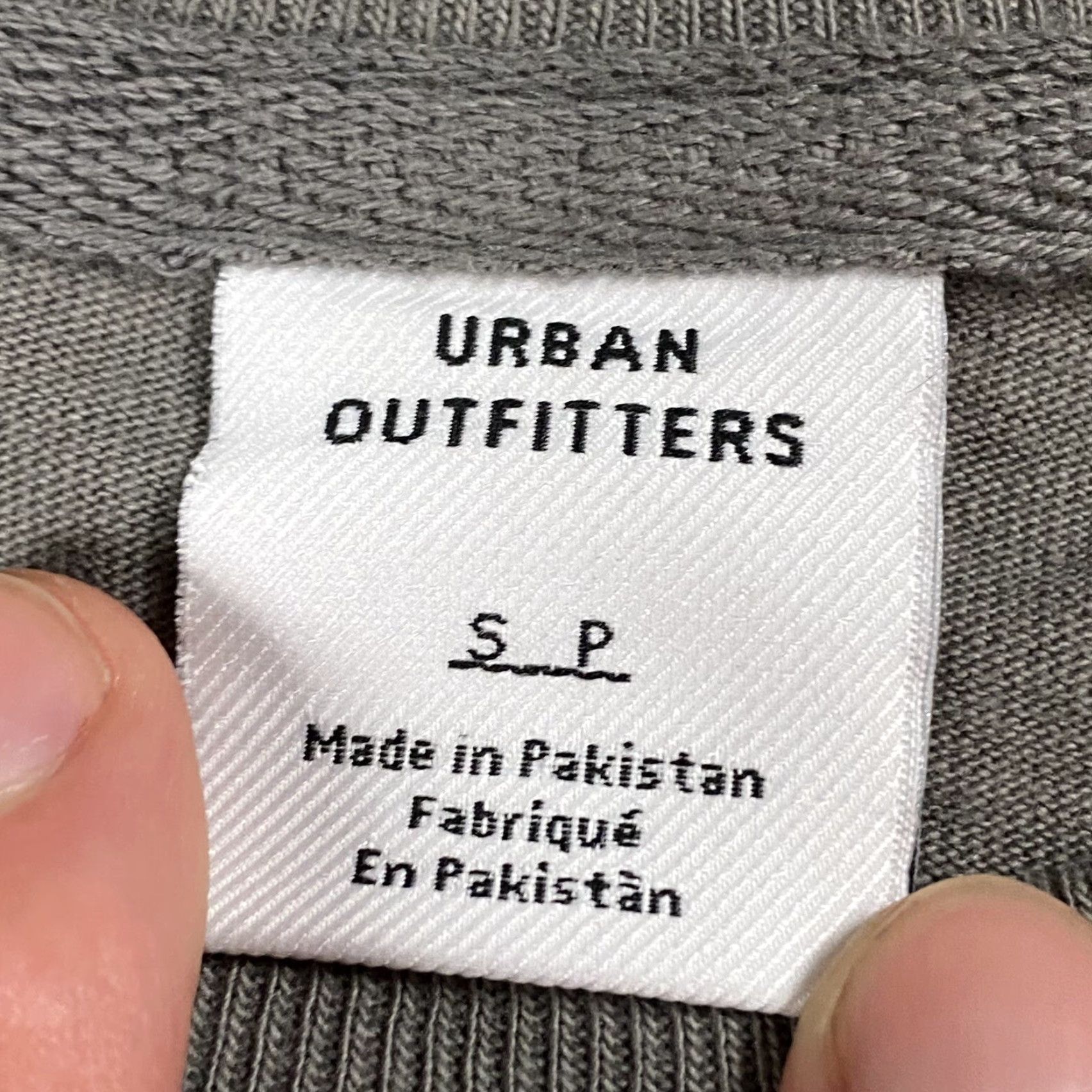 Urban Outfitters URBAN OUTFITTERS Long Sleeve Shirt Gray Greek Key Design Small Mens Size US S / EU 44-46 / 1 - 3 Thumbnail