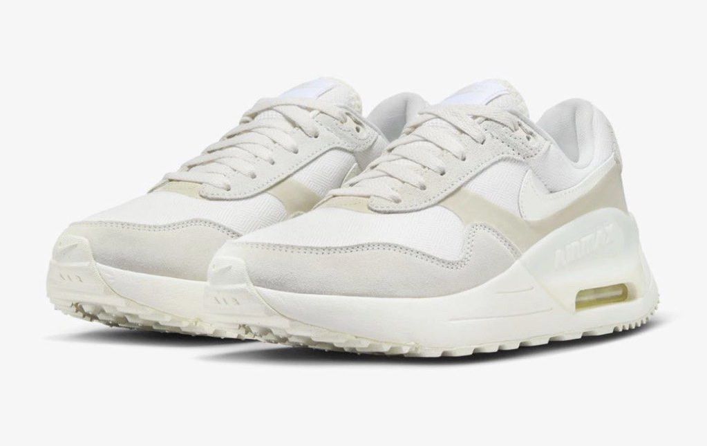 Nike WOMEN'S SNEAKERS NIKE AIR MAX SYSTM WHITE/GREY DZ1637-001 Size US 8.5 / IT 38.5 - 1 Thumbnail