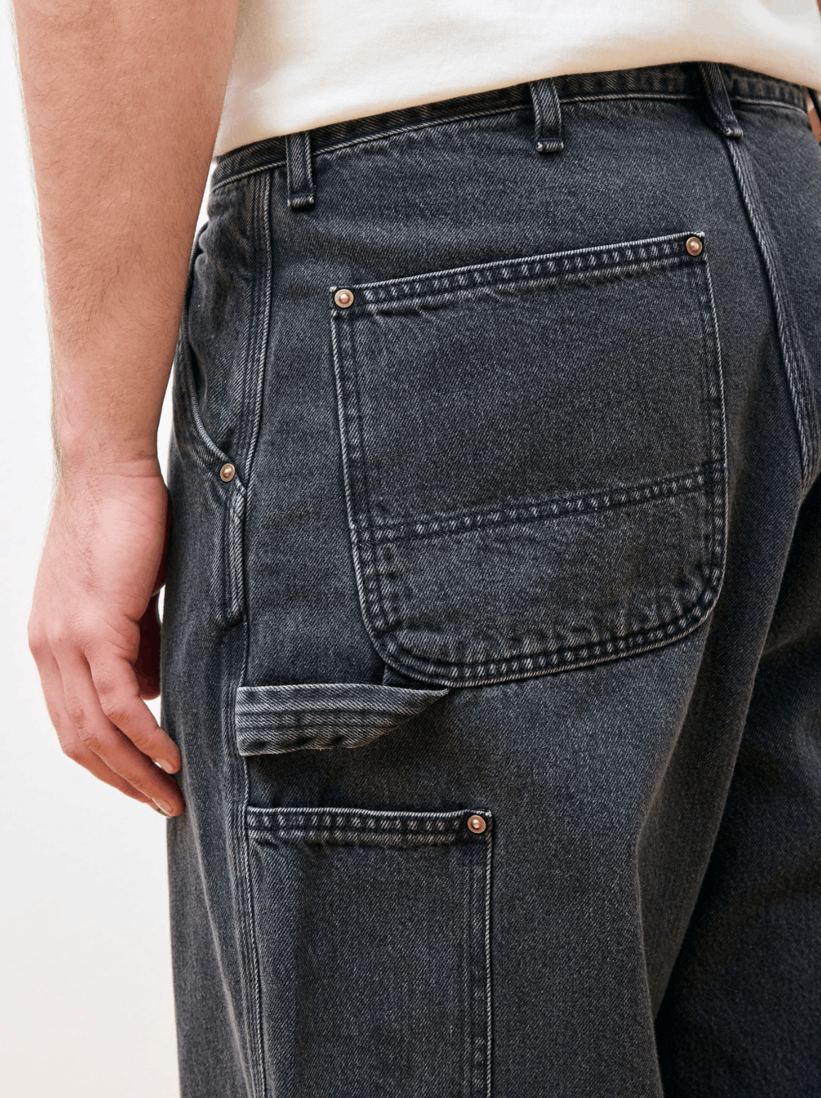 Orslow orSlow Dad's Fit Painter Pants Black Stone Denim Size 3 Size US 34 / EU 50 - 9 Thumbnail