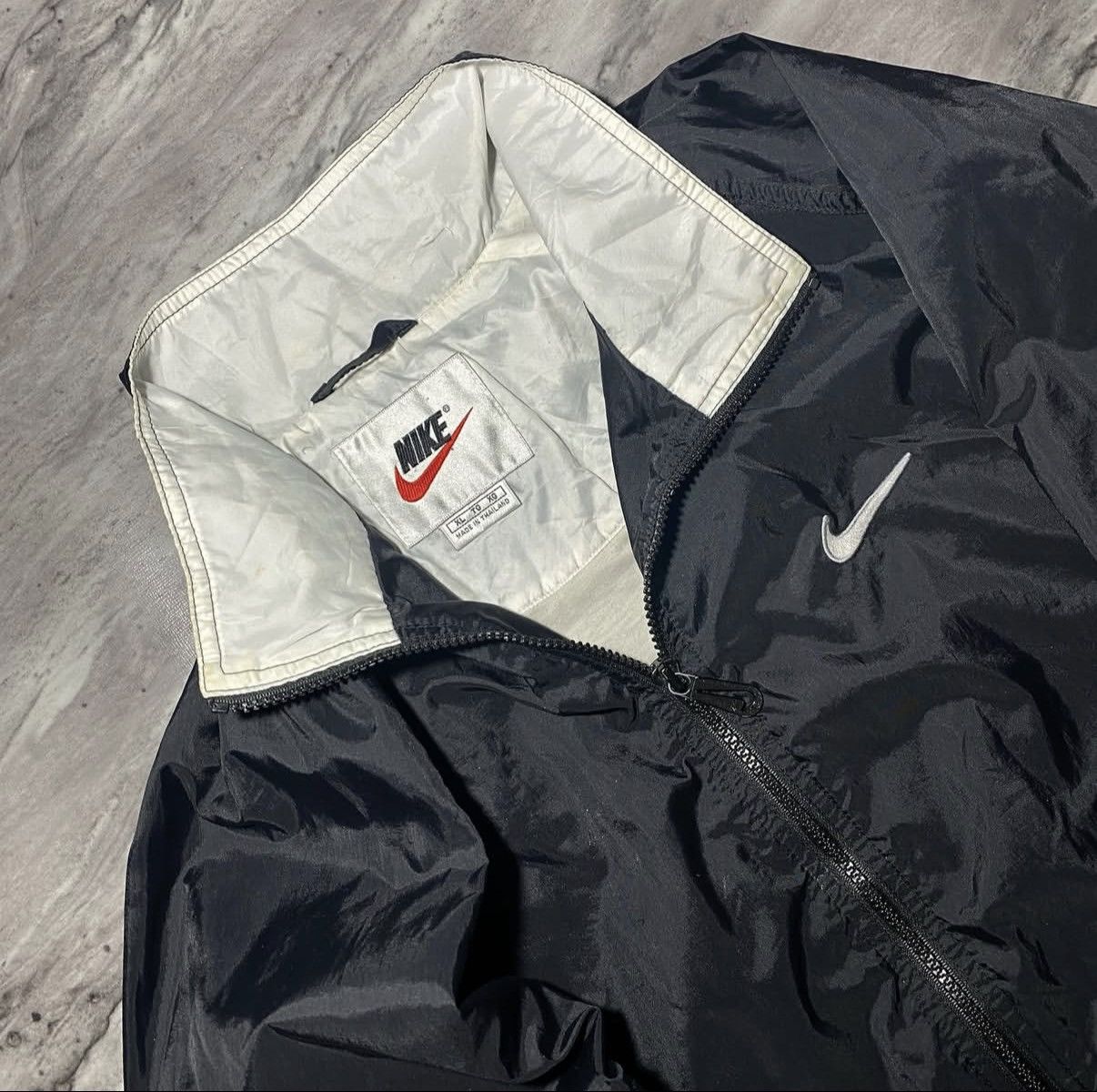 Nike 90s Nike Big Swoosh Windbreaker Jacket⭐️ Size US S / EU 44-46 / 1 - 4 Thumbnail