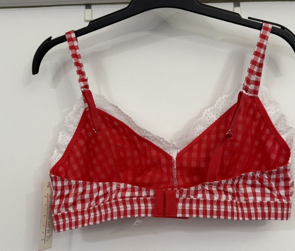 Other Colsie Red Plaid bralette Top - Size Women’s Large Size L / US 10 / IT 46 - 2 Thumbnail