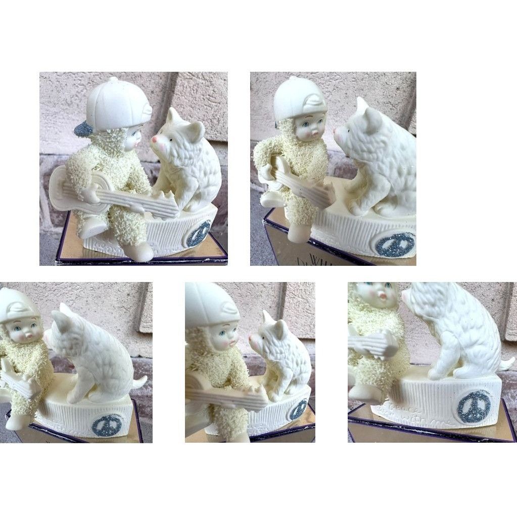 Other Department 56 Let Peace Begin With Me Snowbabies Pig 2018 Re Size ONE SIZE - 4 Thumbnail
