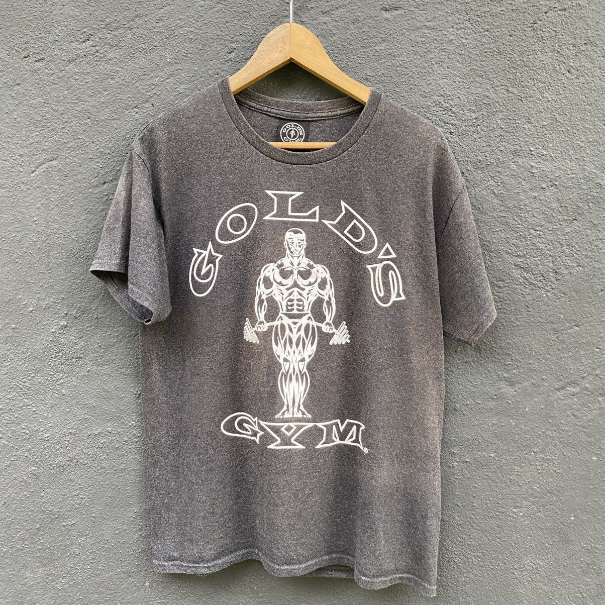 Vintage Thrashed Faded Vintage Gold’s Gym Tee Size US M / EU 48-50 / 2 - 1 Thumbnail