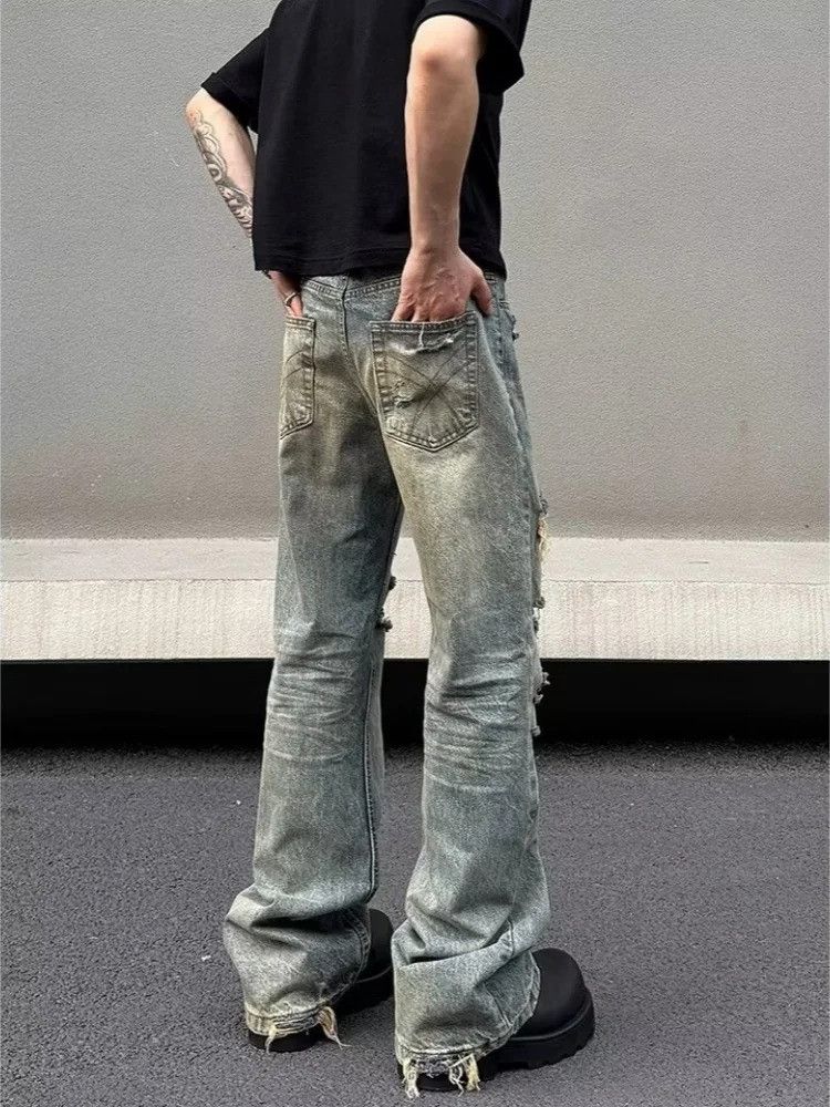 Vintage Y2K 2000S Streetwear Washed Blue Baggy Size US 30 / EU 46 - 2 Thumbnail