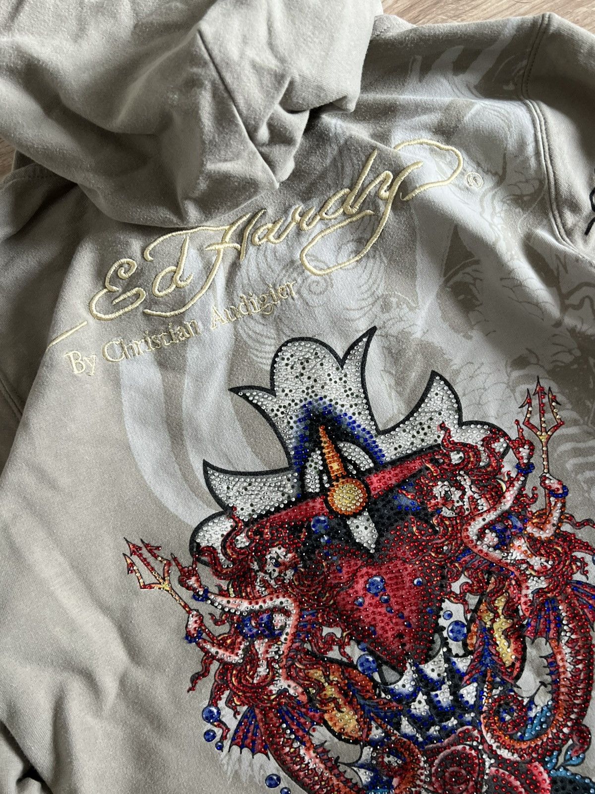 Ed Hardy Ed hardy zip hoodie y2k ed hardy crazy print Size S / US 4 / IT 40 - 11 Thumbnail