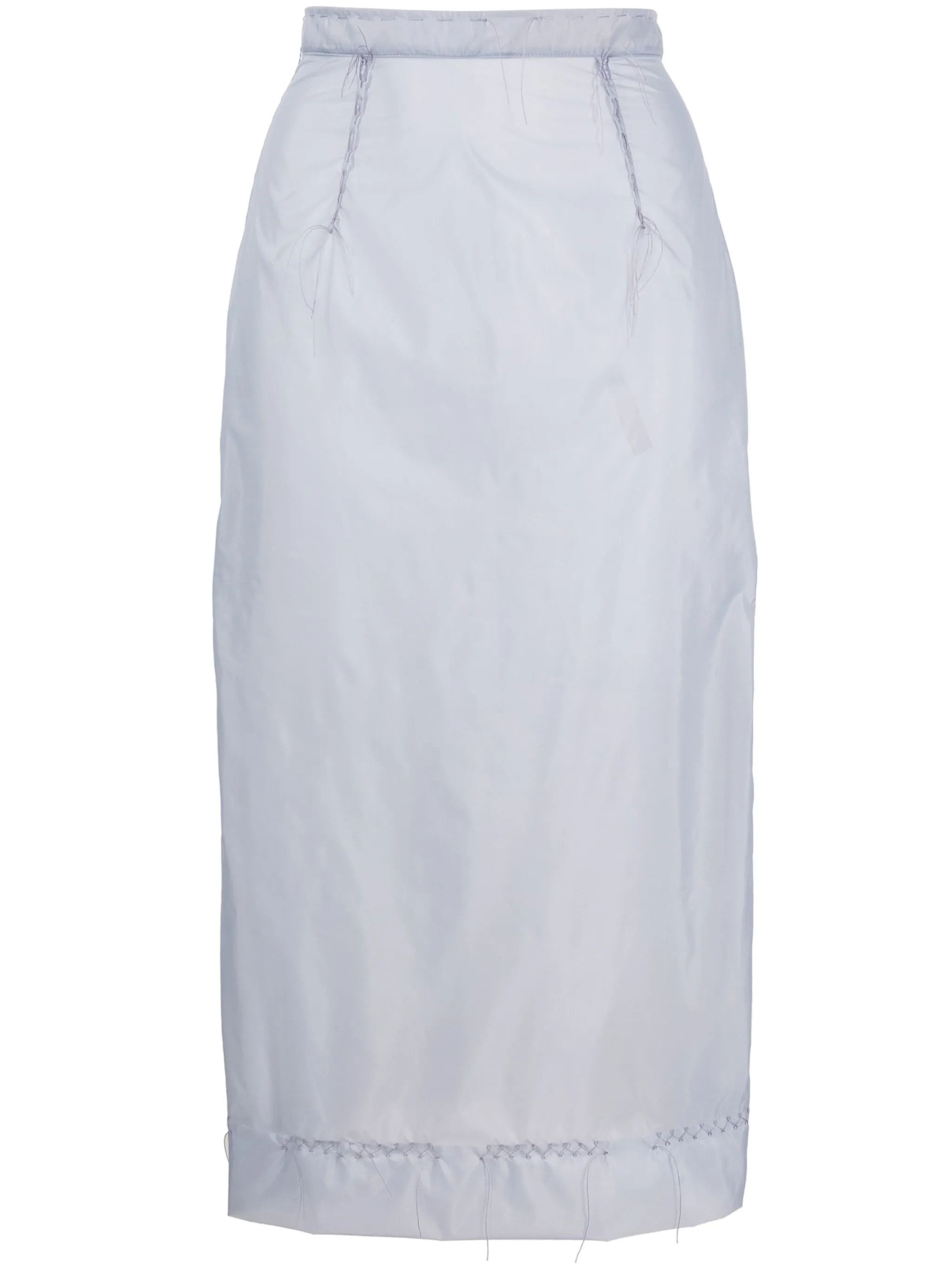 Maison Margiela o1y0625 Midi Skirt in Light Blue Size 27" / US 4 / IT 40 - 1 Thumbnail