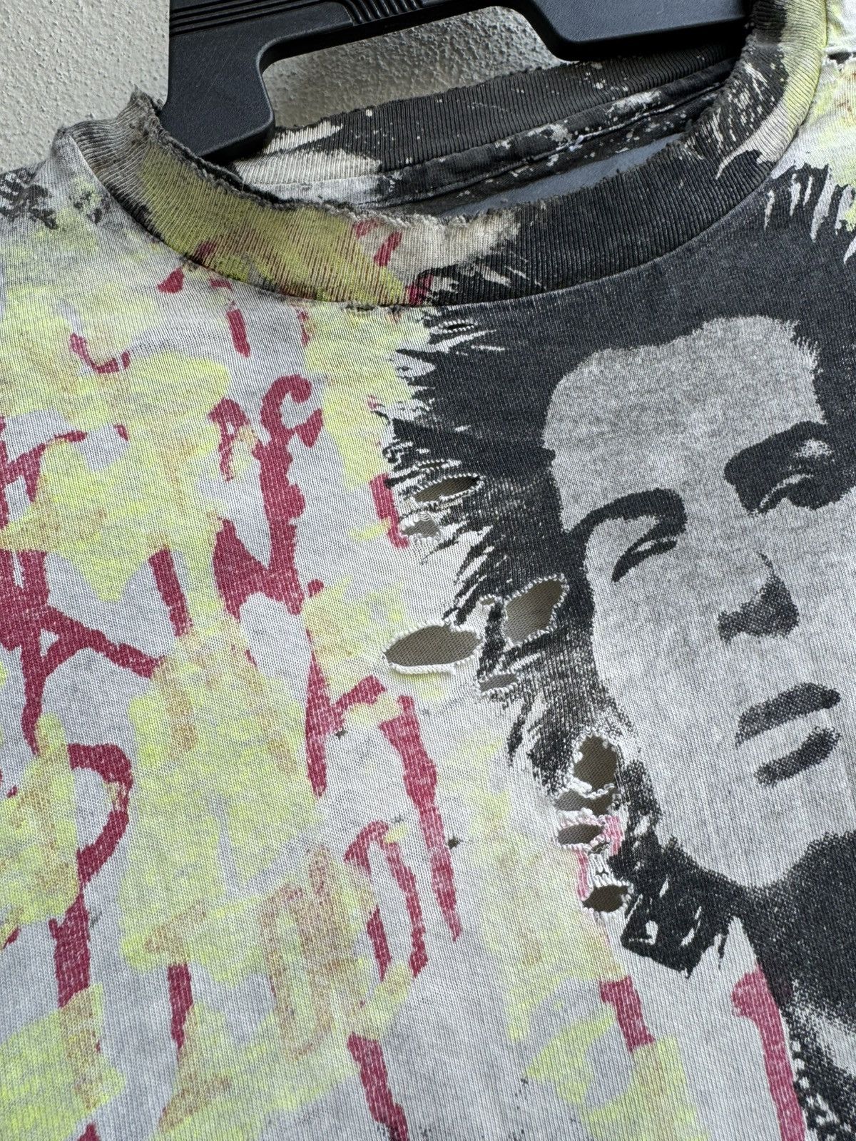 Band Tees Rare Vintage Thrashed Sid Vicious Sex Pistols Sid&Nancy AOP Size US L / EU 52-54 / 3 - 12 Thumbnail