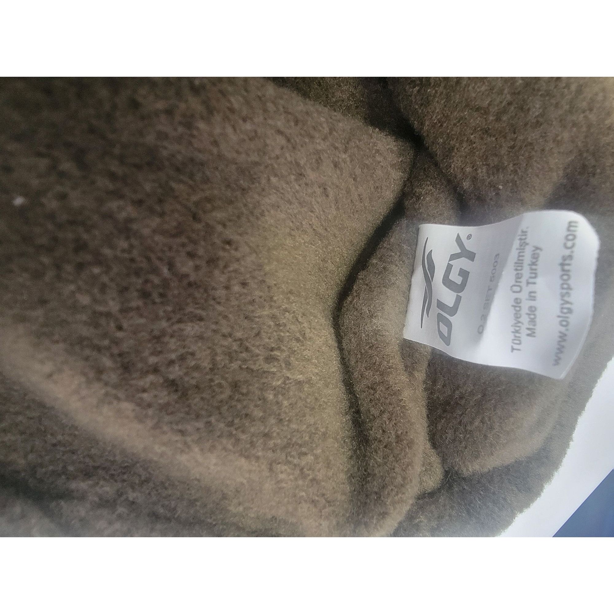 Other Olgy Green Knit Beanie & Scarf Set With Fleece Lining For Co Size ONE SIZE - 5 Thumbnail