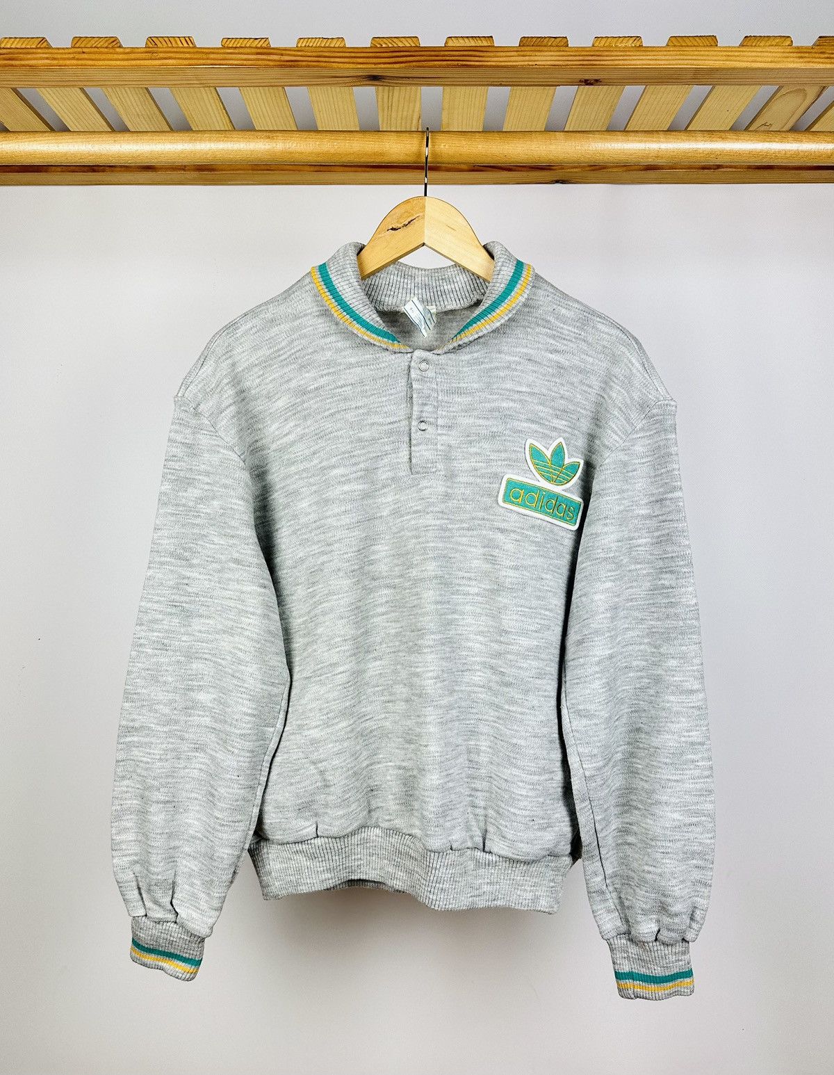Adidas × Vintage Vintage 80s Adidas World Gymnastics Team Sweatshirt Size US S / EU 44-46 / 1 - 1 Thumbnail