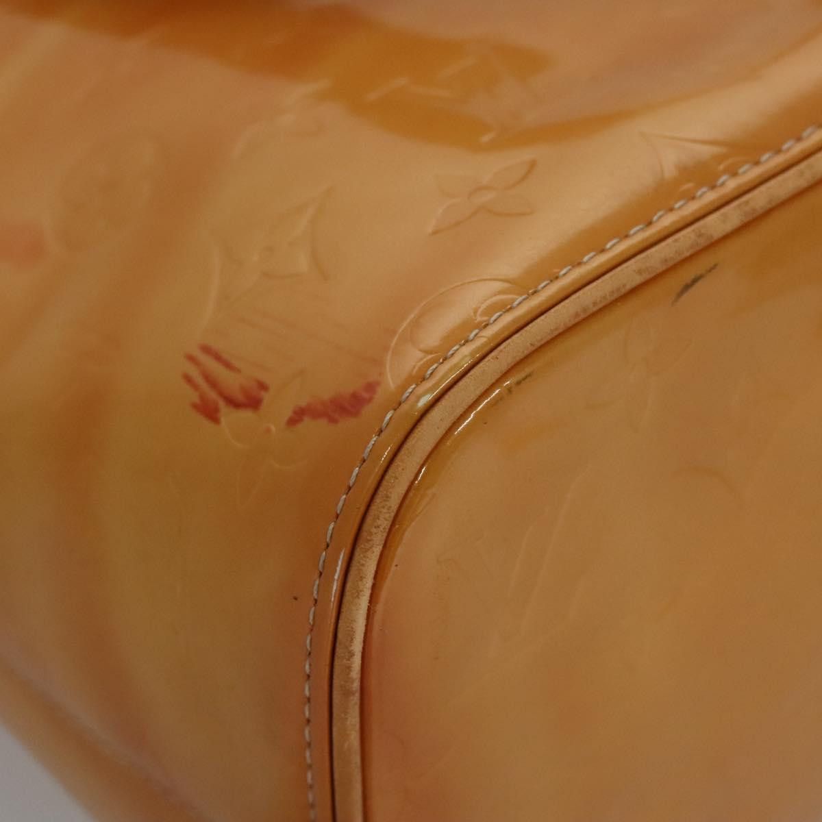 Louis Vuitton LOUIS VUITTON Monogram Vernis Houston Hand Bag Beige M91004 Size ONE SIZE - 11 Thumbnail
