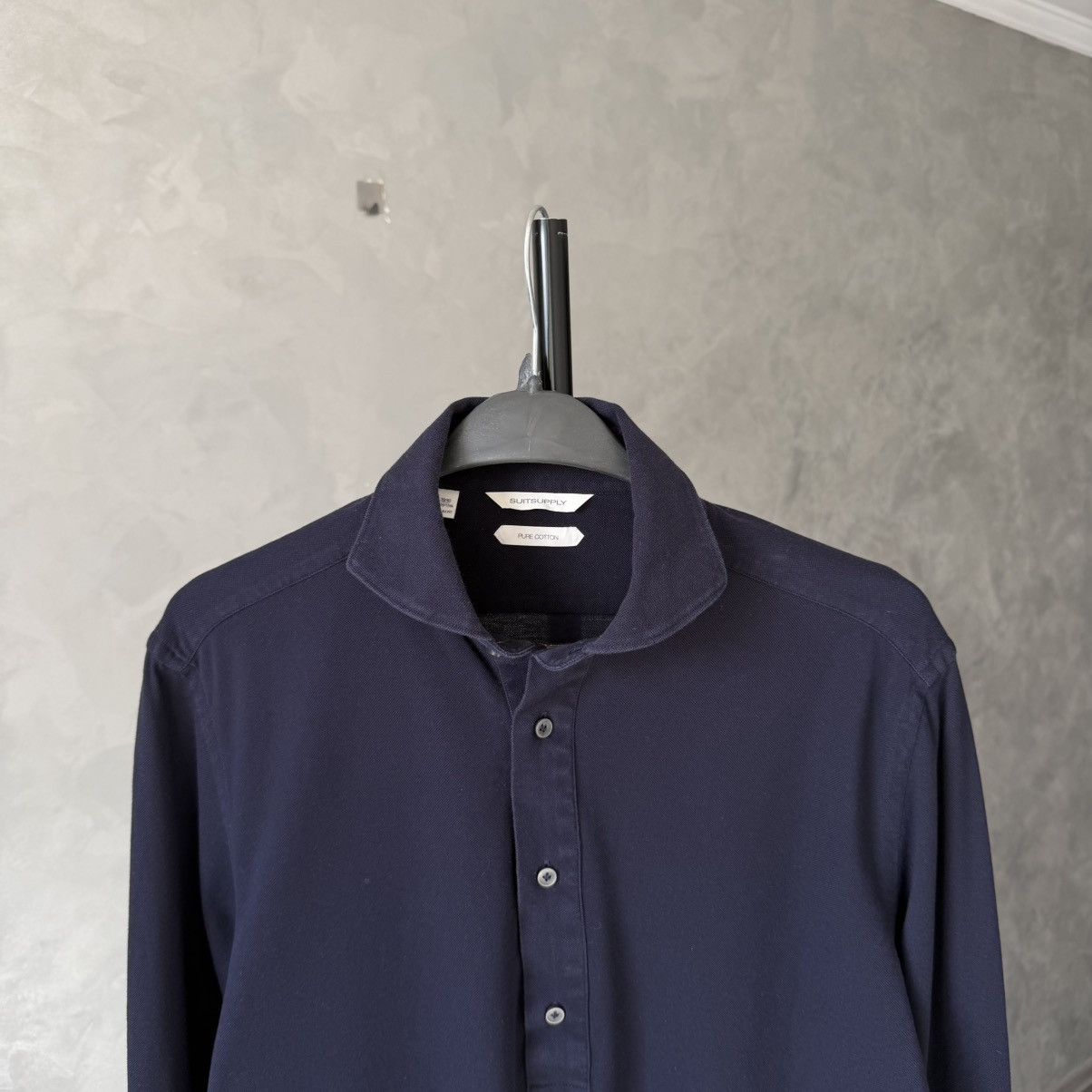 Suitsupply Suitsupply Pure Cotton Navy Polo Shirt 39,15 Size US S / EU 44-46 / 1 - 3 Thumbnail