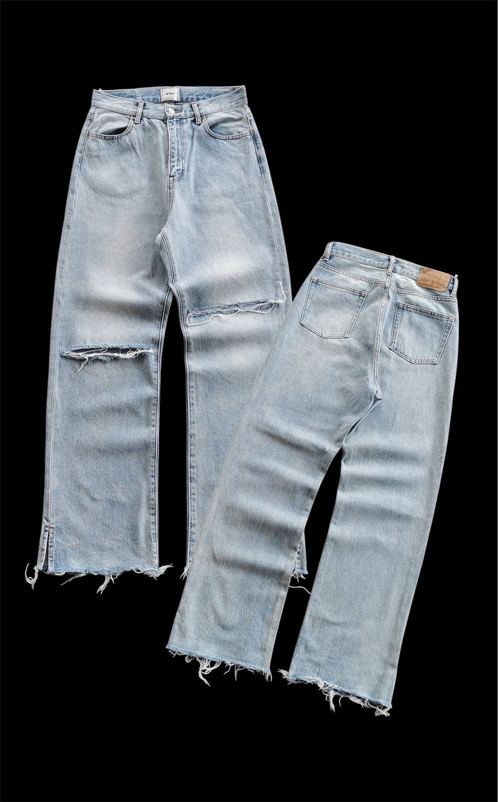 Japanese Brand Pervert The Norm WWG Loose Bootcut Denim Jeans Size 28" / US 6 / IT 42 - 1 Thumbnail