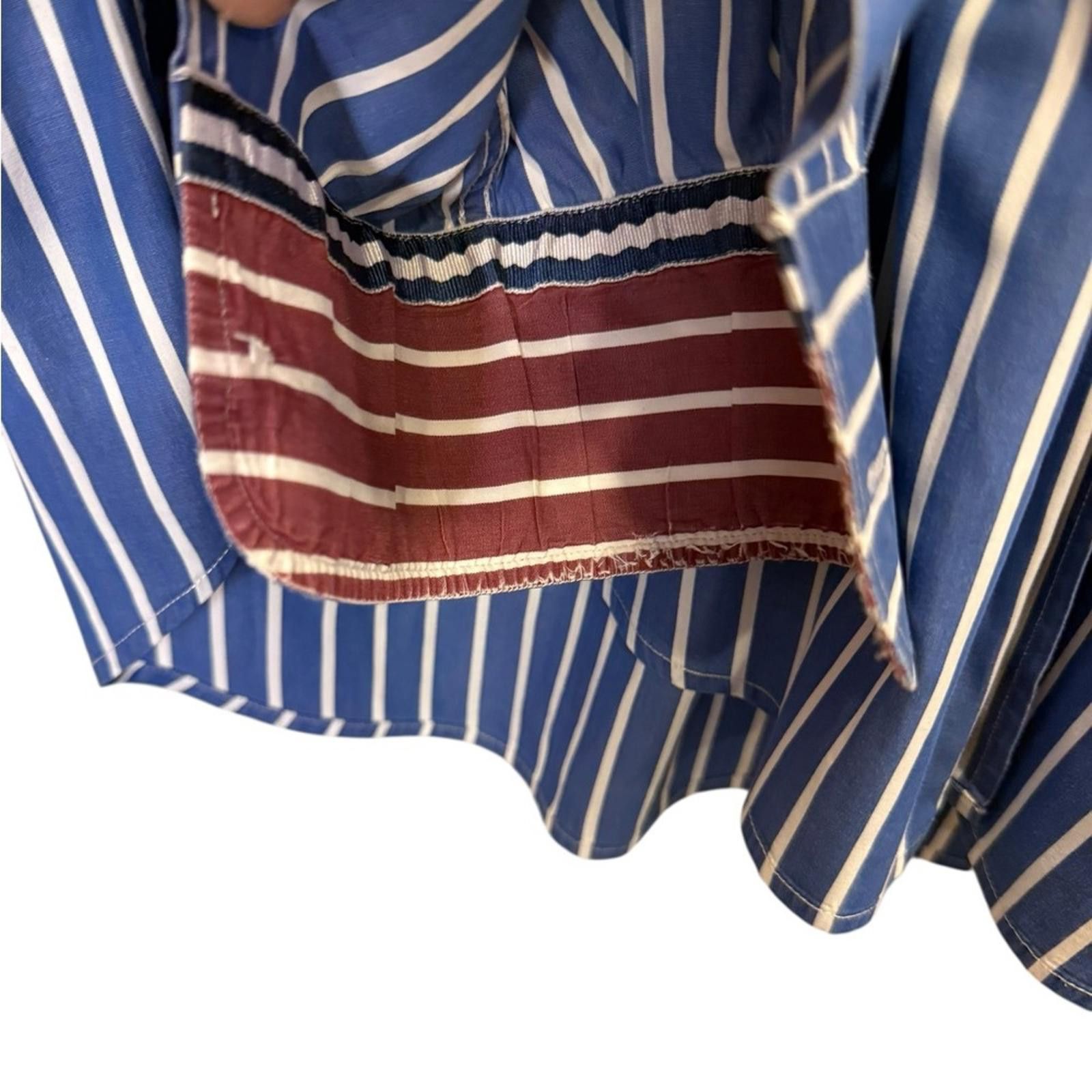 Paul & Shark Paul & Shark Men’s Navy and White Striped Shirt sz 42 Size US L / EU 52-54 / 3 - 3 Thumbnail