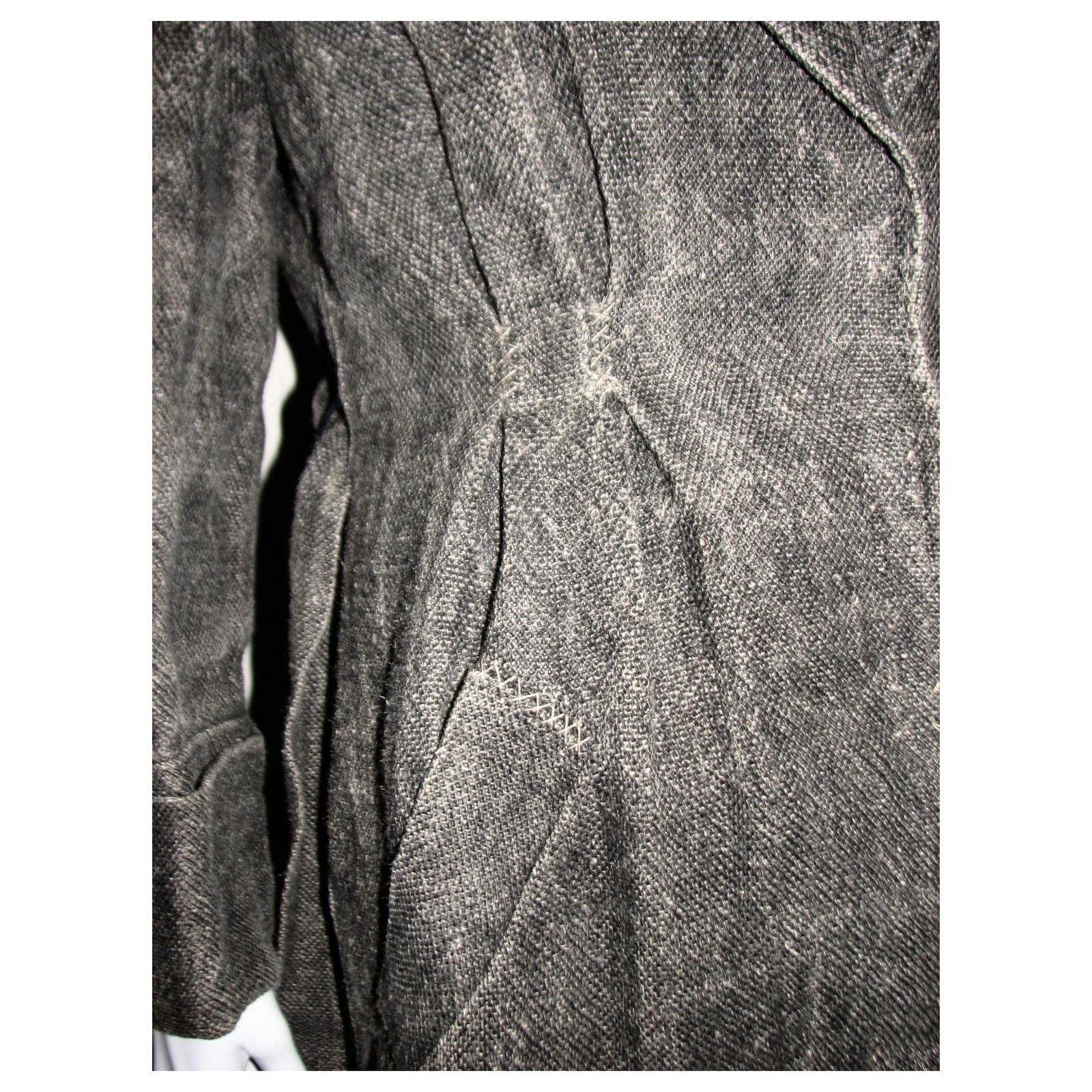Alberta Ferretti Alberta Ferretti oversized jute trench coat Size M / US 6-8 / IT 42-44 - 7 Thumbnail