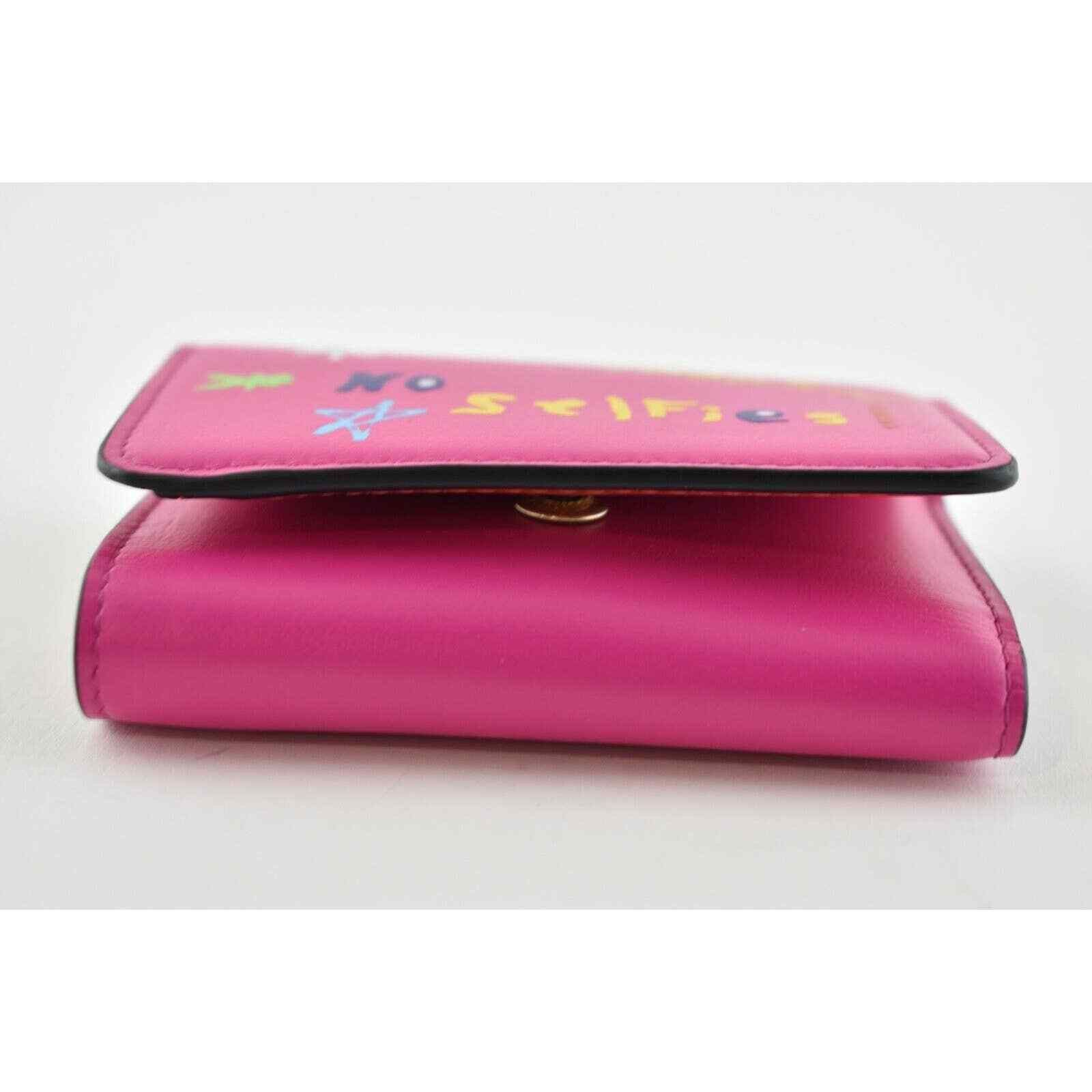 Christian Louboutin Christian Louboutin Leather Script Zip Button Zipper Wallet Size ONE SIZE - 3 Thumbnail