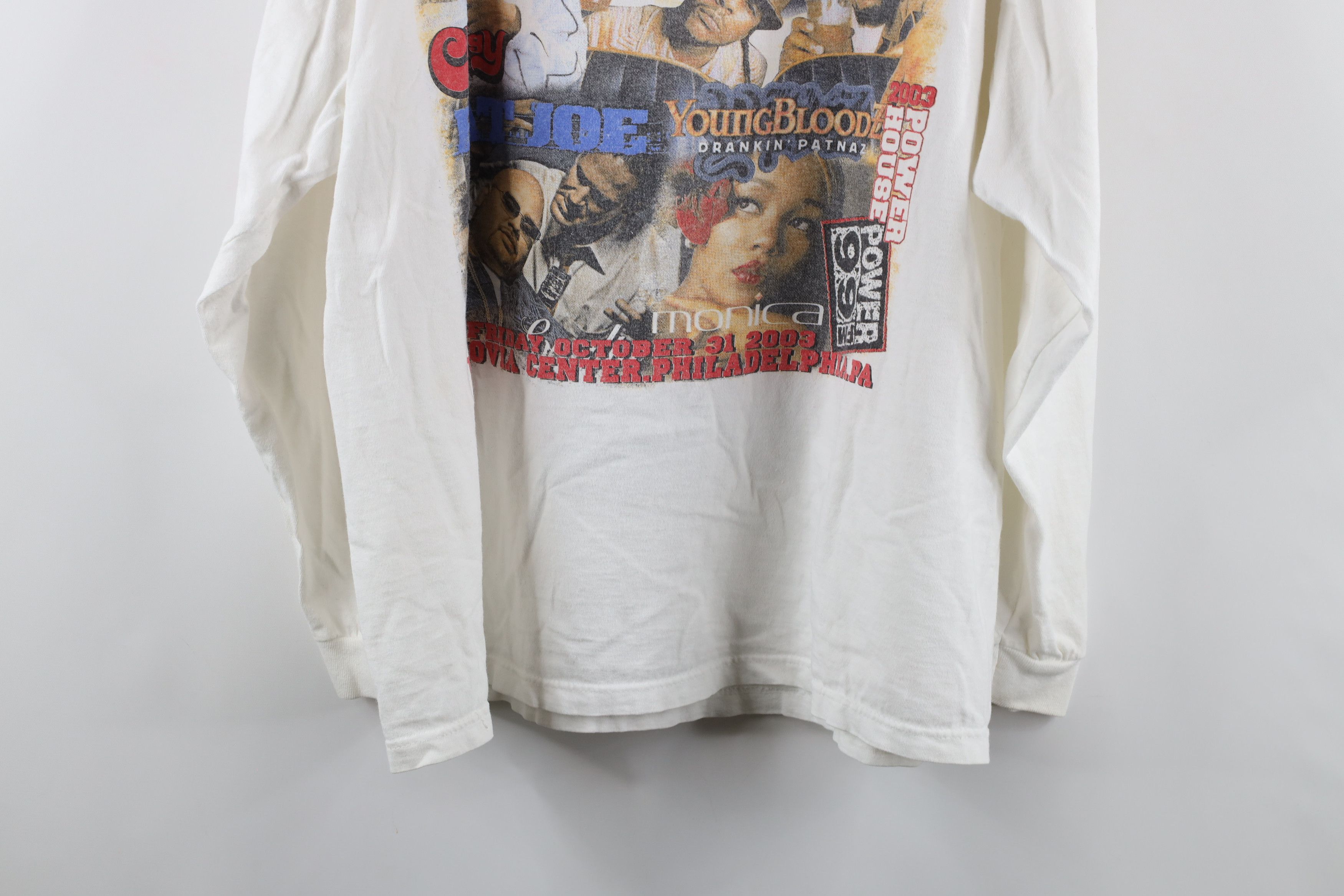 Vintage Vintage Y2K 2003 Fat Joe Monica Rap Tee Long Sleeve T-Shirt Size US XL / EU 56 / 4 - 11 Thumbnail