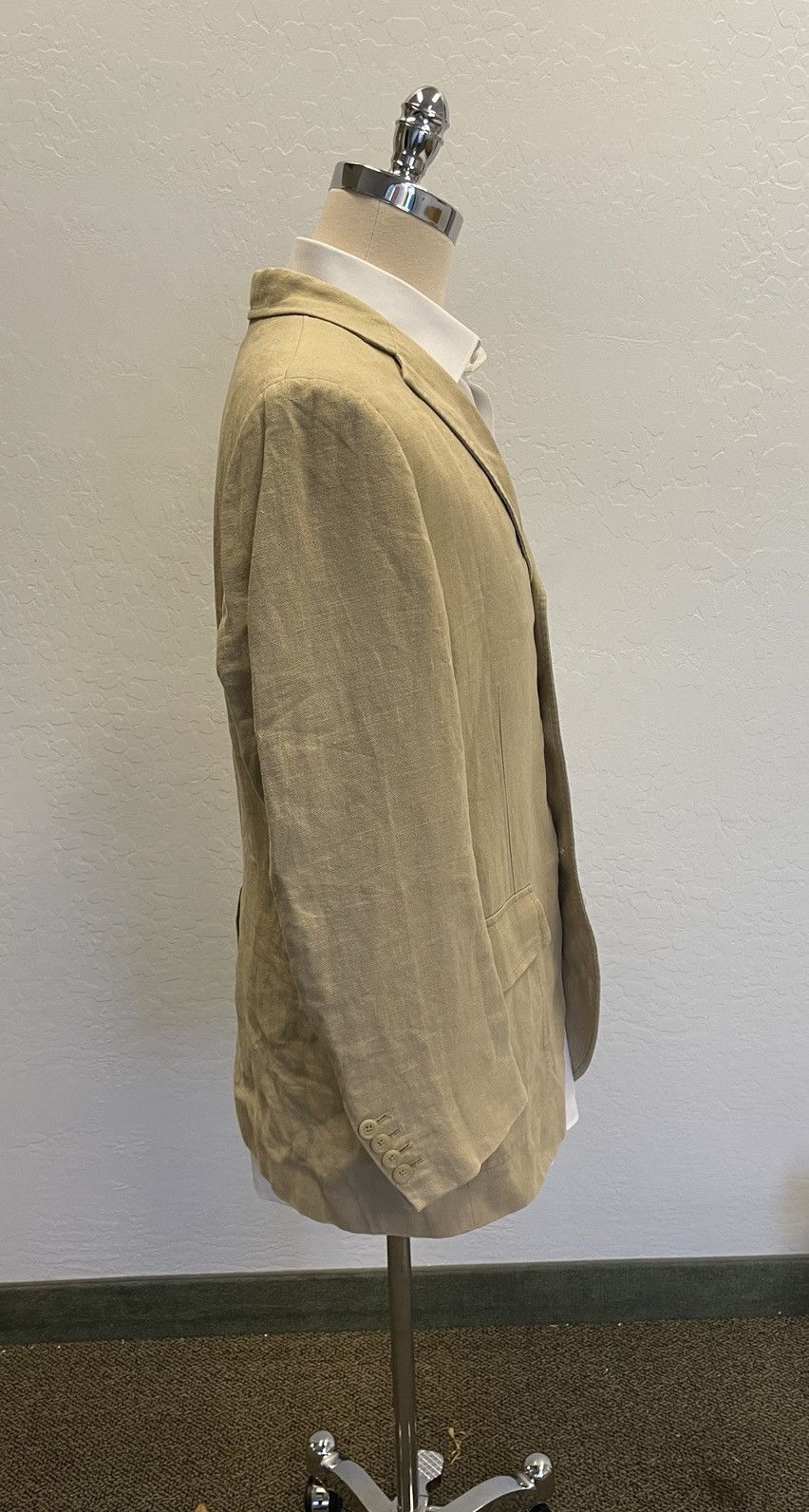Polo Ralph Lauren × Vintage Vintage Patch Pocket Linen Jacket Size 42R - 3 Thumbnail