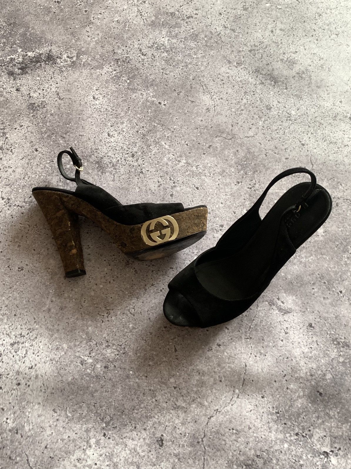 Gucci 🔥GUCCI BY TOM FORM PLATFORM HEELS Size US 8.5 / IT 38.5 - 2 Thumbnail