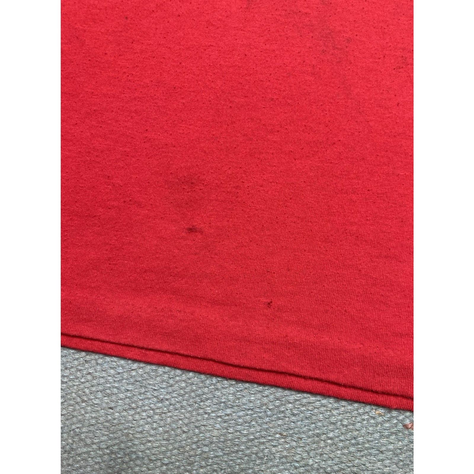 Vintage VINTAGE 80s Halloween Monster Face Bats Distressed Single Stitch XL T-Shirt Men Red Size US XL / EU 56 / 4 - 2 Thumbnail
