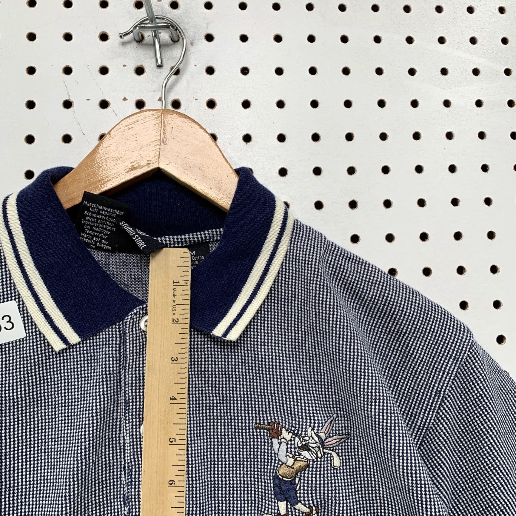 Vintage VTG Warner Bros Mickey Mouse Polo Shirt Mens Medium Embroidered Blue Polo Adult M Mickey Mouse 90s Theme, Vintage Disney, Polo Shirt Mens M Blue Size US M / EU 48-50 / 2 - 6 Thumbnail