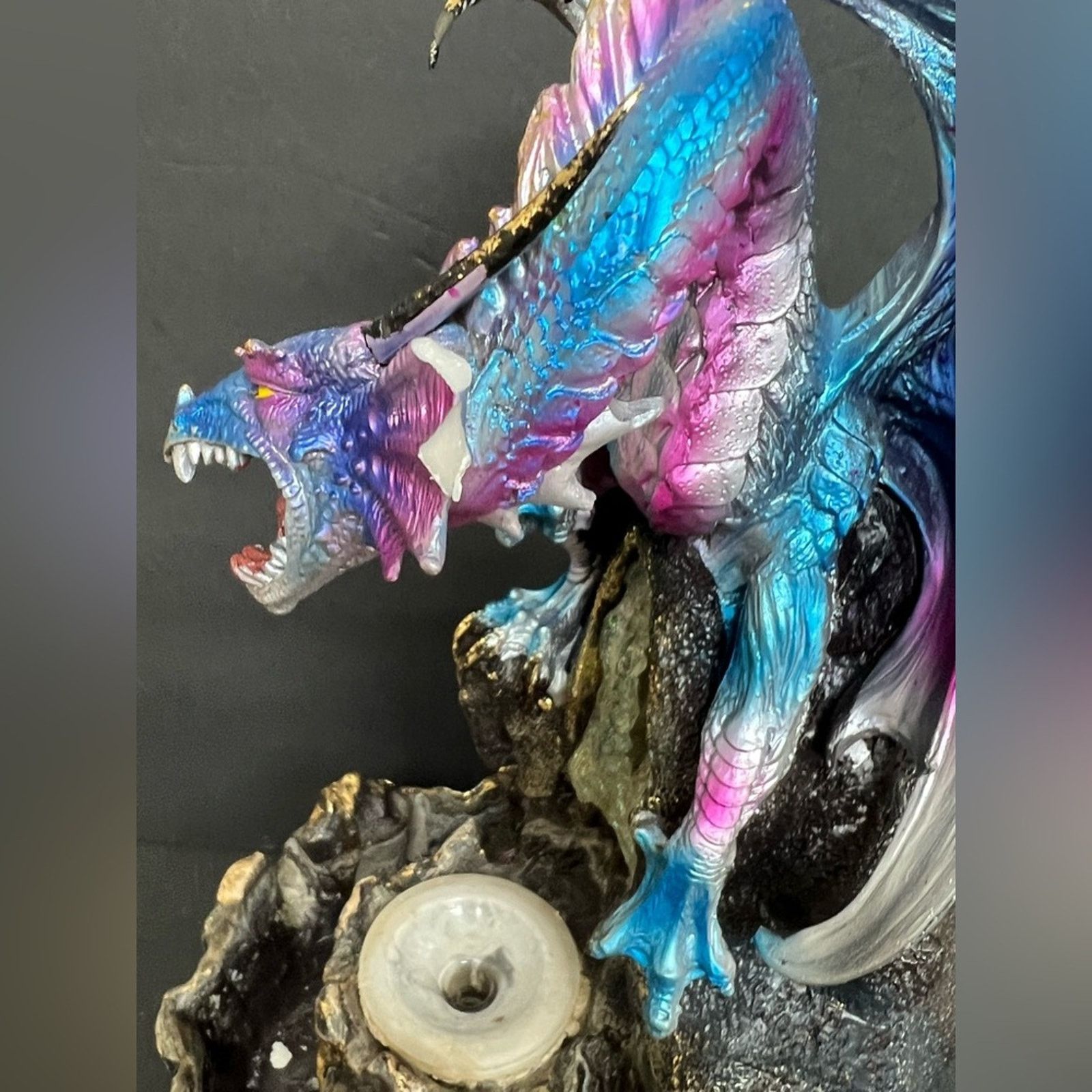 Other Dream Weaver Night Blue Purple Dragon Working Fountain EBROS Size ONE SIZE - 5 Thumbnail