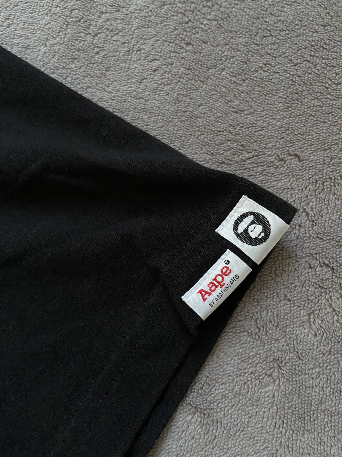 Aape × Bape A Bathing Ape (Bape) oversize t-shirt black Size US L / EU 52-54 / 3 - 5 Thumbnail