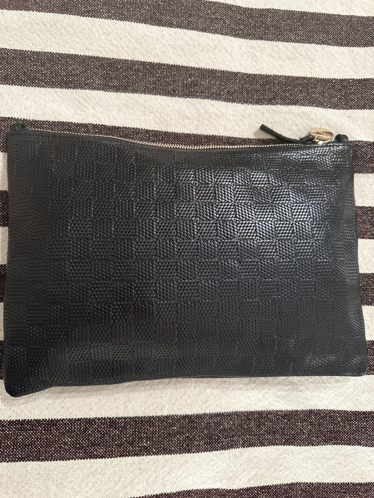 Clare V. Clare V. Textured Clutch with Tabs Size ONE SIZE - 2 Thumbnail
