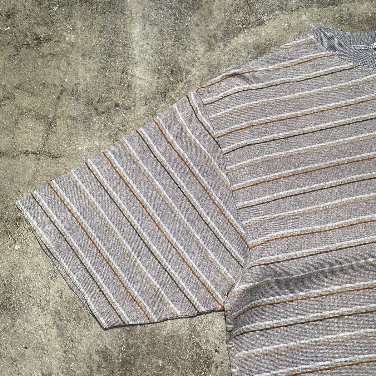 Vintage Vintage 90’s Bear Surfing Spellout Stripes T Shirt Size US L / EU 52-54 / 3 - 6 Thumbnail