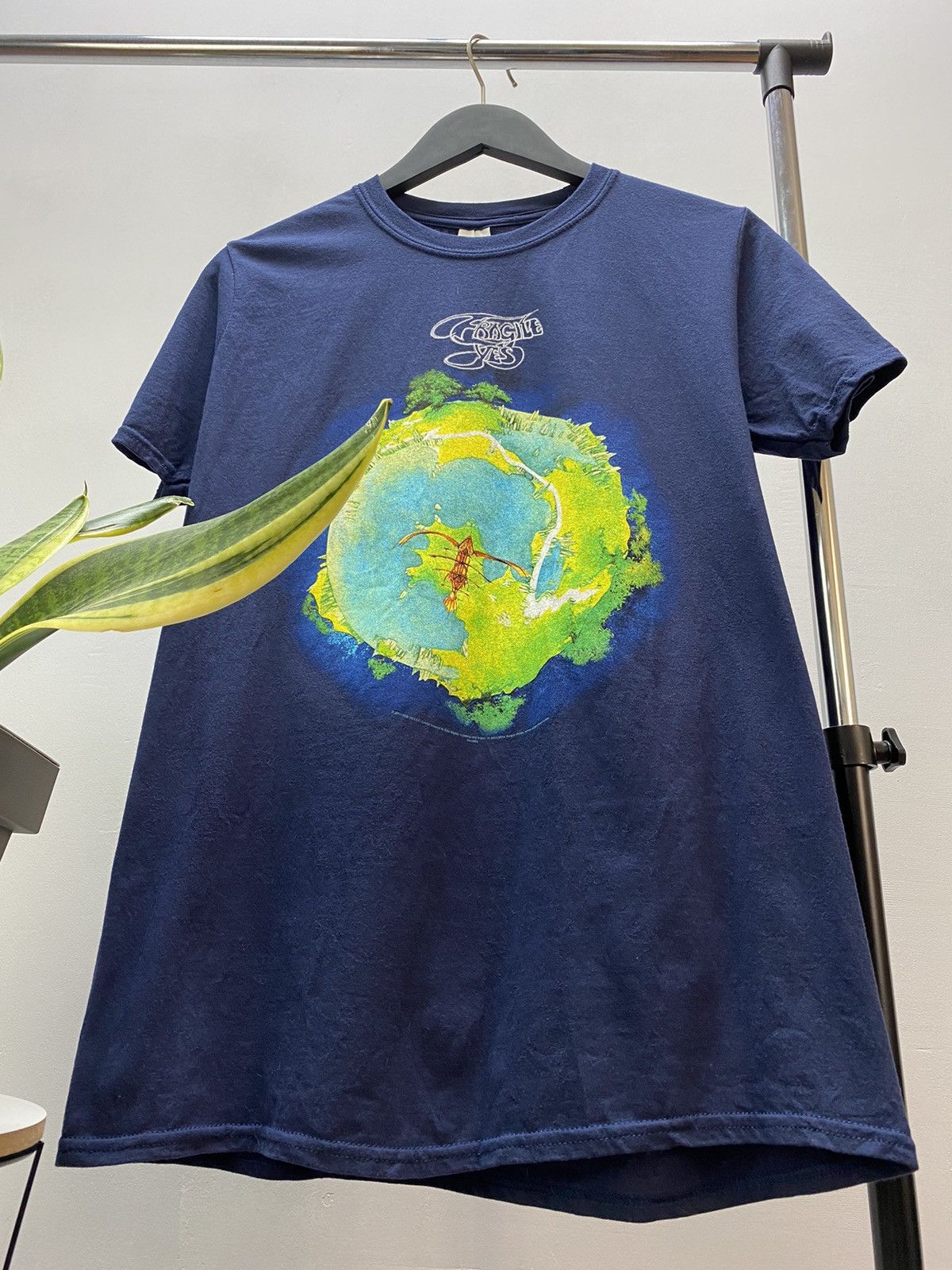 Band Tees × Vintage Yes Band T Shirt Fragile Album Promo Men’s M Navy Size US M / EU 48-50 / 2 - 4 Thumbnail