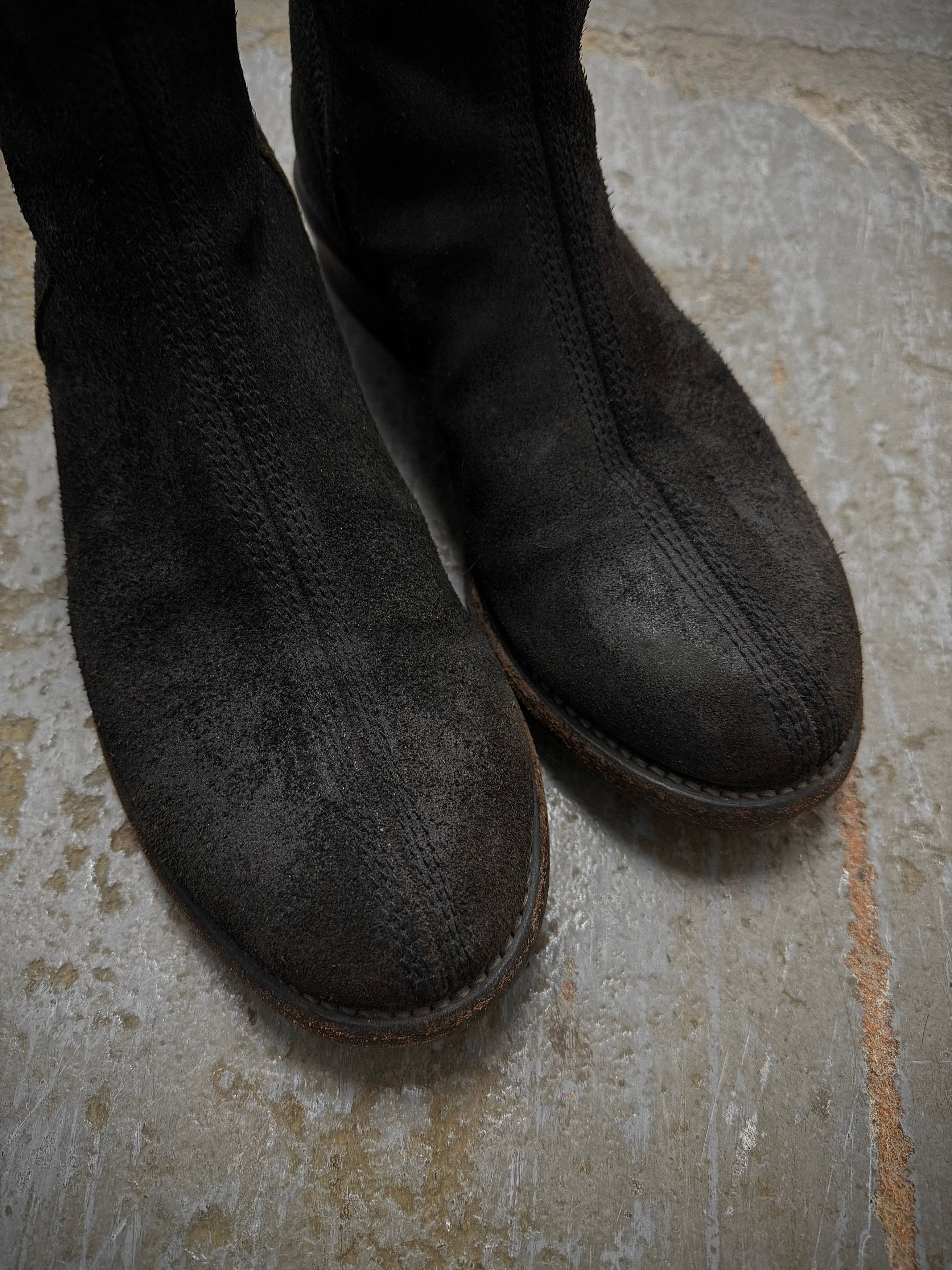Julius Julius Reverse Cow Leather Back Zip Boots Size US 9 / EU 42 - 7 Thumbnail