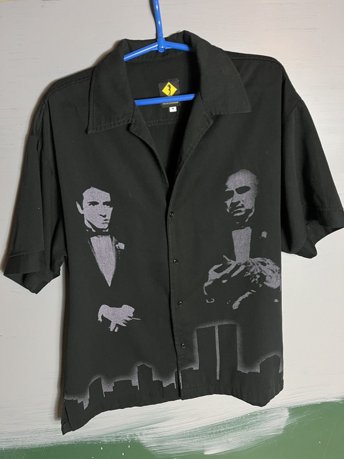 Vintage The Godfather Movie Button Up Classic Mafia Spanish Harlem Size US M / EU 48-50 / 2 - 1 Thumbnail