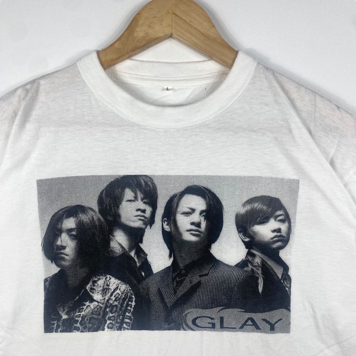 Band Tees × Vintage Vintage 90's GLAY Japanese Rock Band Graphic Tee Shirt Large Size US L / EU 52-54 / 3 - 2 Thumbnail