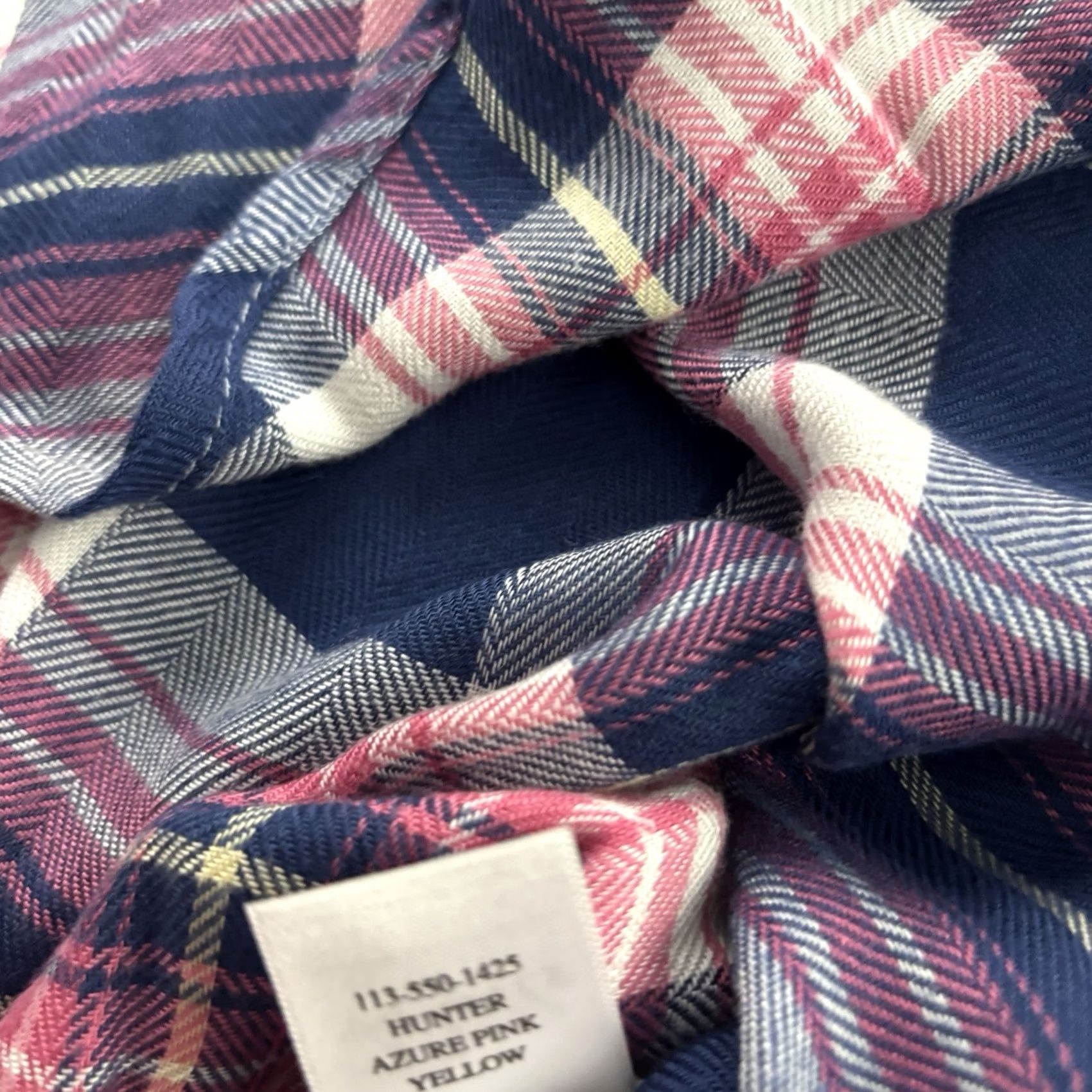 Rails Rails Hunter Long Sleeve Plaid Button-Up Women's Small Pink Blue Shirt Size S / US 4 / IT 40 - 5 Thumbnail