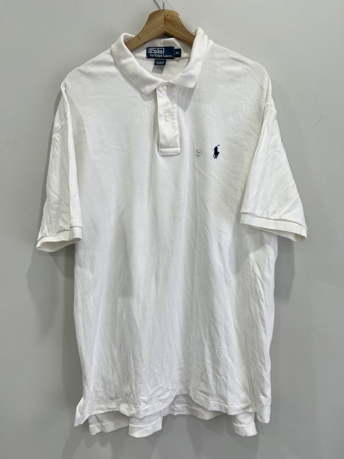 Polo Ralph Lauren Vintage Ralph Lauren Polo Shirt white Size US XL / EU 56 / 4 - 1 Thumbnail