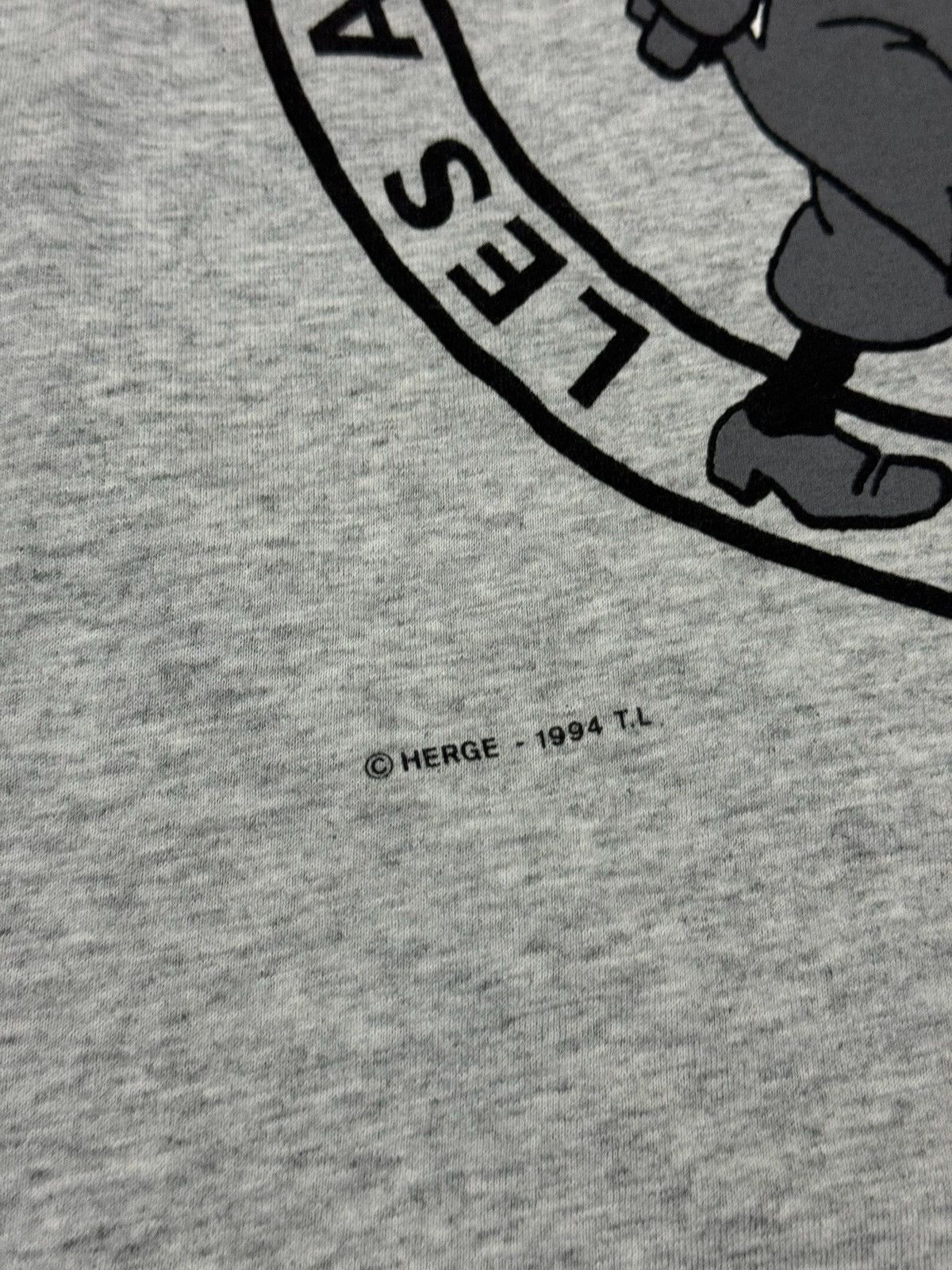 Vintage Vintage TINTIN T Shirt Tee 1994 Les Aventures Rare Size US XL / EU 56 / 4 - 6 Thumbnail