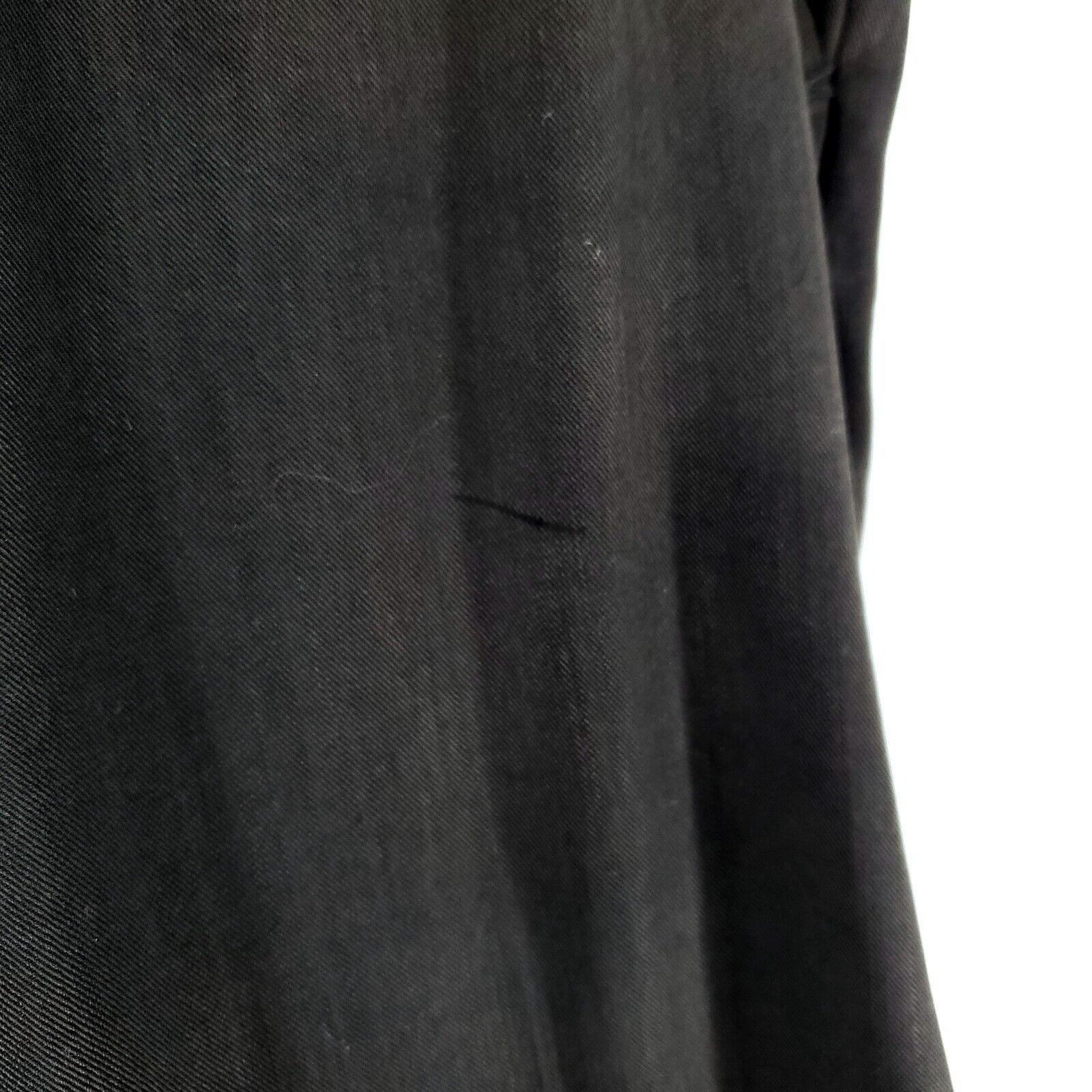Tommy Bahama DAMAGED Tommy Bahama Tencel Wool Black Flat Front Low Rise D Size 34R - 5 Thumbnail