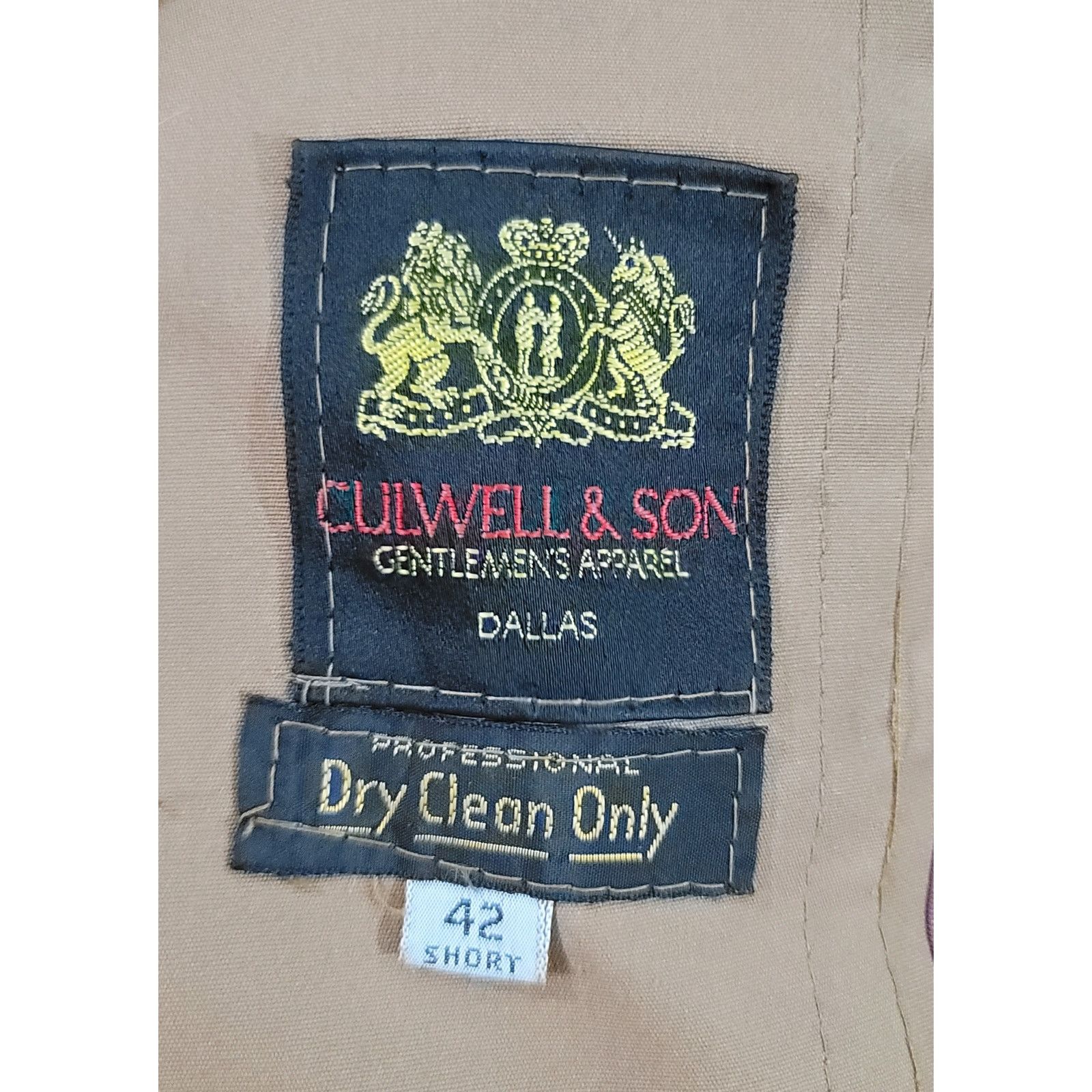 Other Culwell & Sons Brown York Lined Trench Coach 42 Short Heavy Size US S / EU 44-46 / 1 - 4 Thumbnail