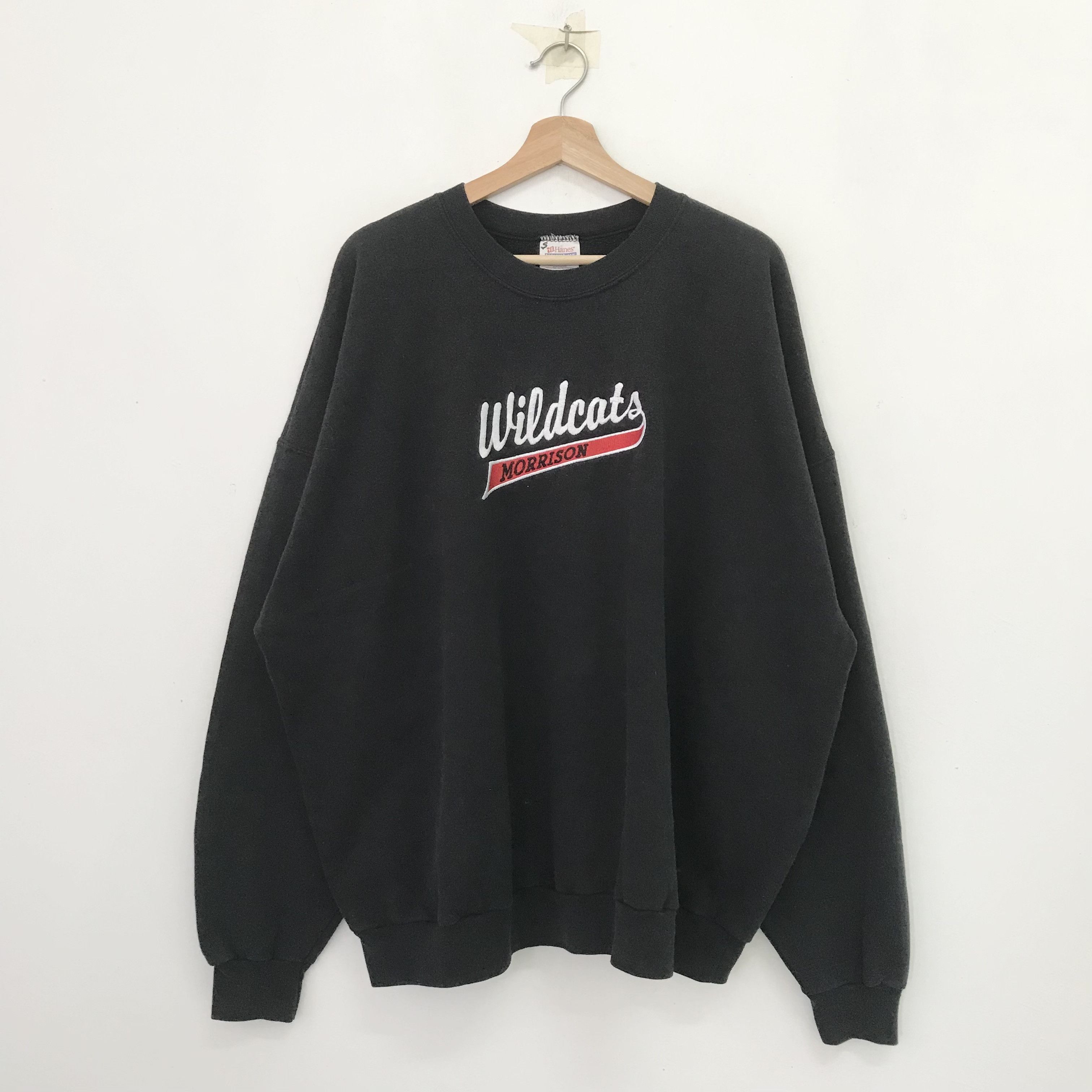 Hanes Vintage Y2K Wildcats Black Sweatshirt 3Xlarge- 662 Size US XXL / EU 58 / 5 - 1 Thumbnail