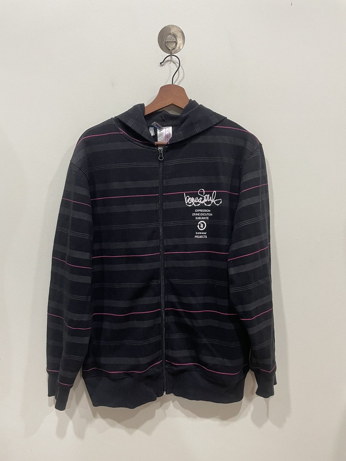 Japanese Brand Bone Soul Sweater with Hoodies Size L / US 10 / IT 46 - 1 Thumbnail