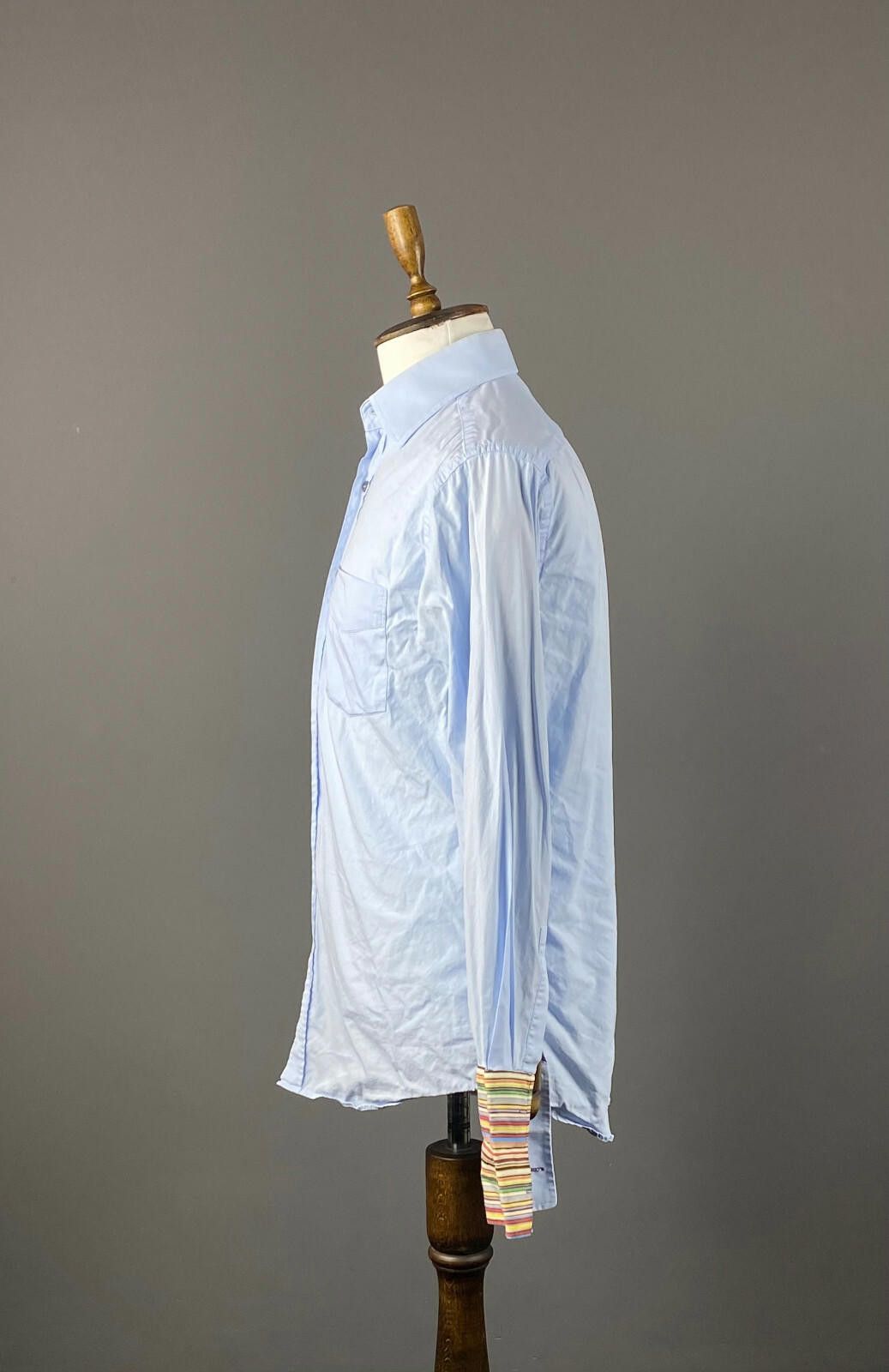 Paul Smith Men Paul Smith London Blue Cuffs Dress Shirt Size 39 Size US M / EU 48-50 / 2 - 5 Thumbnail