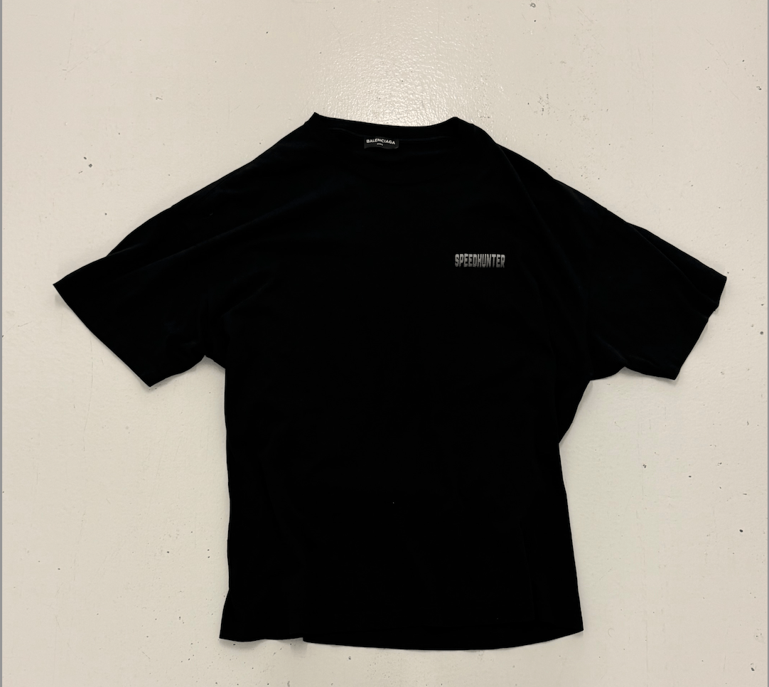 Balenciaga RARE Early Demna FW18 Speedhunters Double Hem/Layer T-Shirt Size US M / EU 48-50 / 2 - 1 Thumbnail