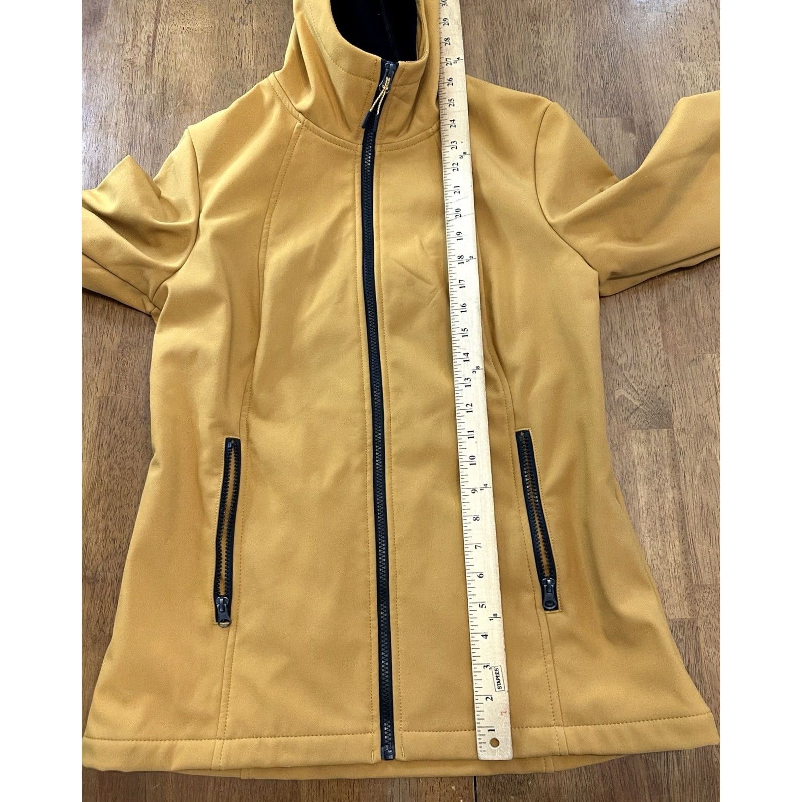 Vintage HFX Performance Women’s Jacket Full Zip Rain Jacket Yellow M Size M / US 6-8 / IT 42-44 - 7 Thumbnail