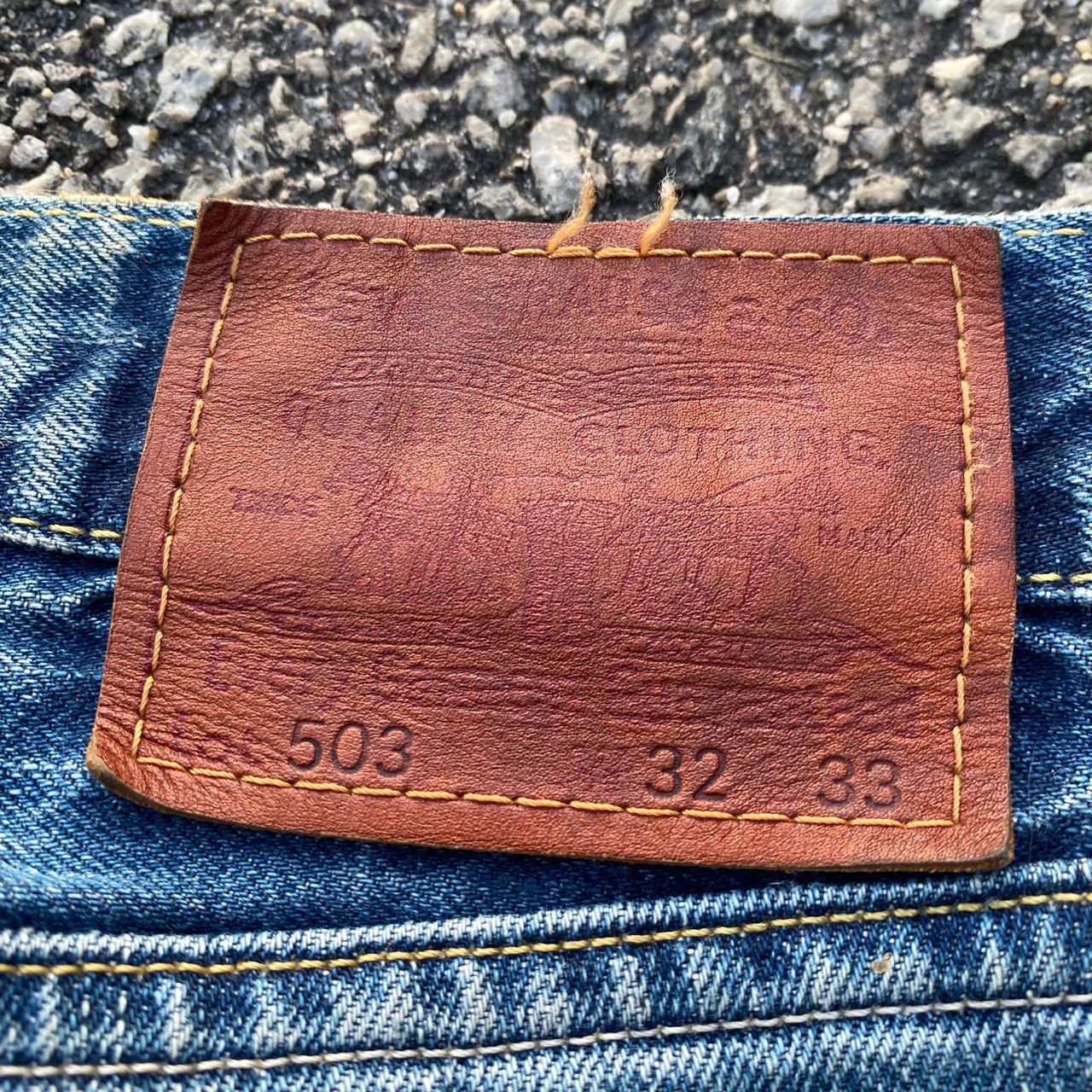 Kapital Vintage 90s Levis 503 Distressed Denim Size US 32 / EU 48 - 12 Thumbnail
