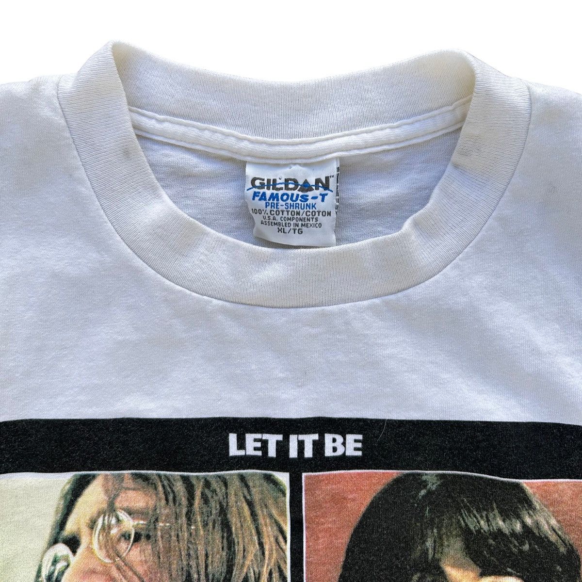 Vintage 1992 THE BEATLES Let It Be Band Shirt Size XL
